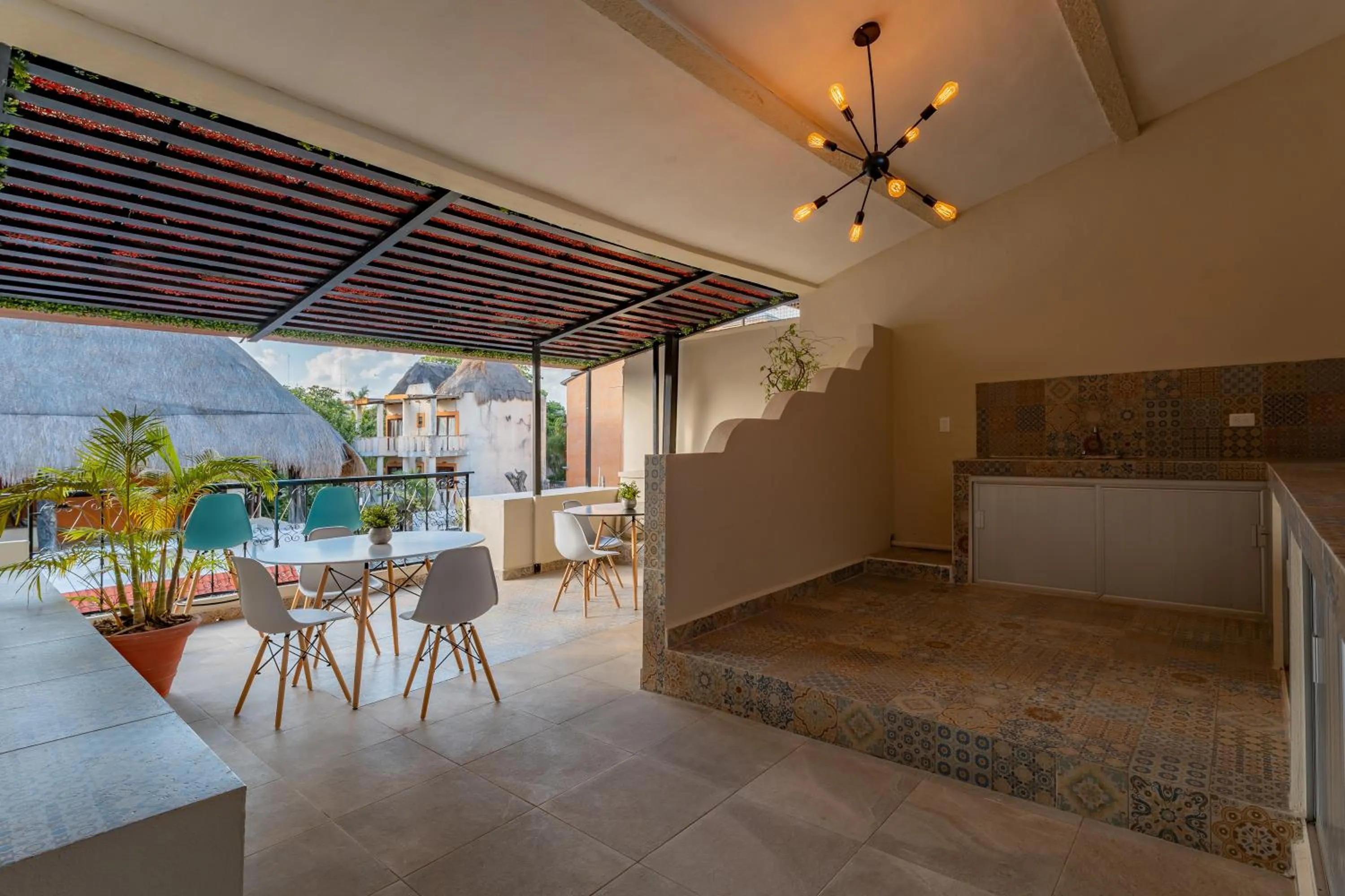 Balcony/Terrace in Hotel Brisas 5a AV, Playa del Carmen