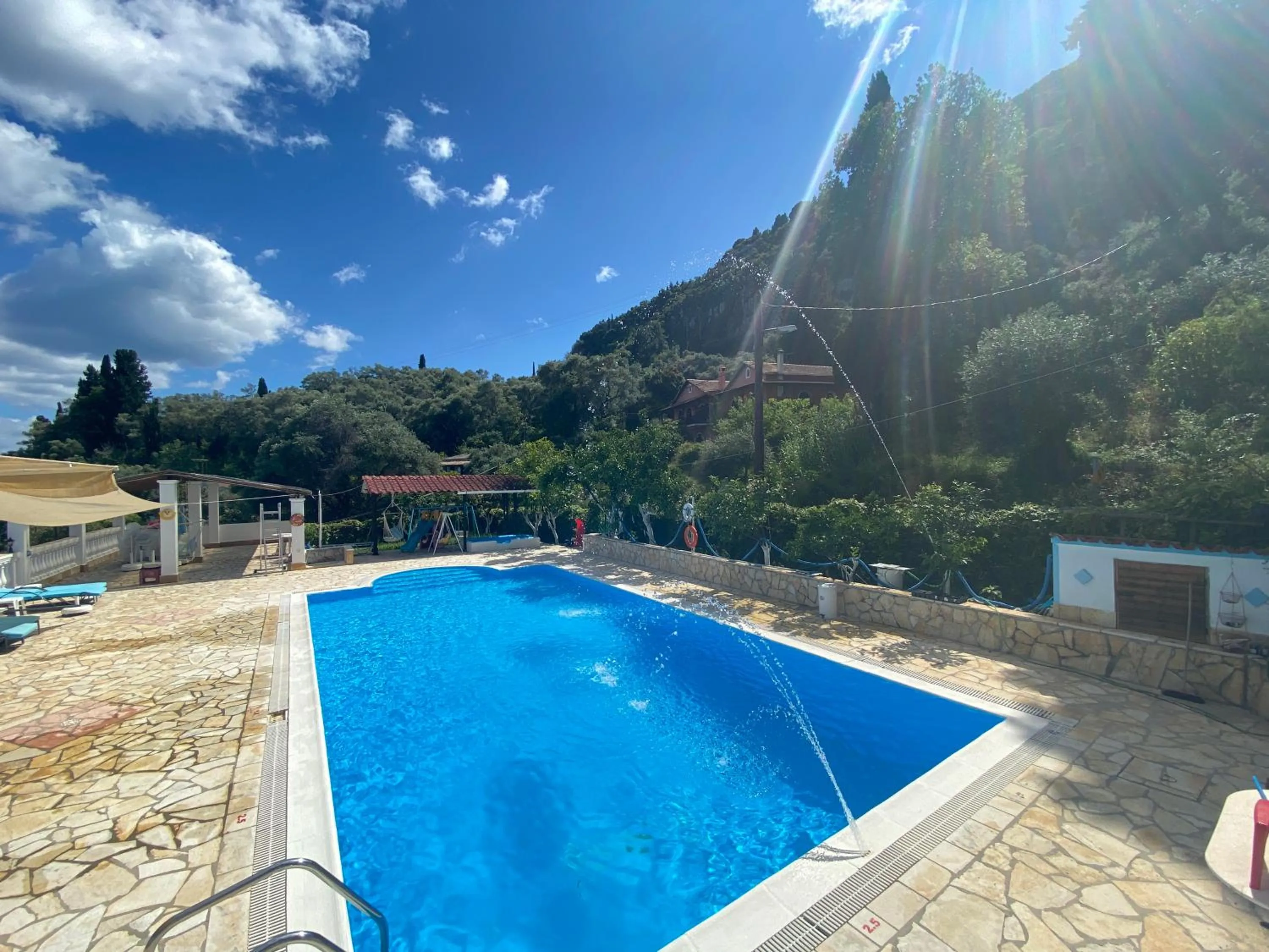 Swimming pool in Corfu Andromaches Holiday Apartments
