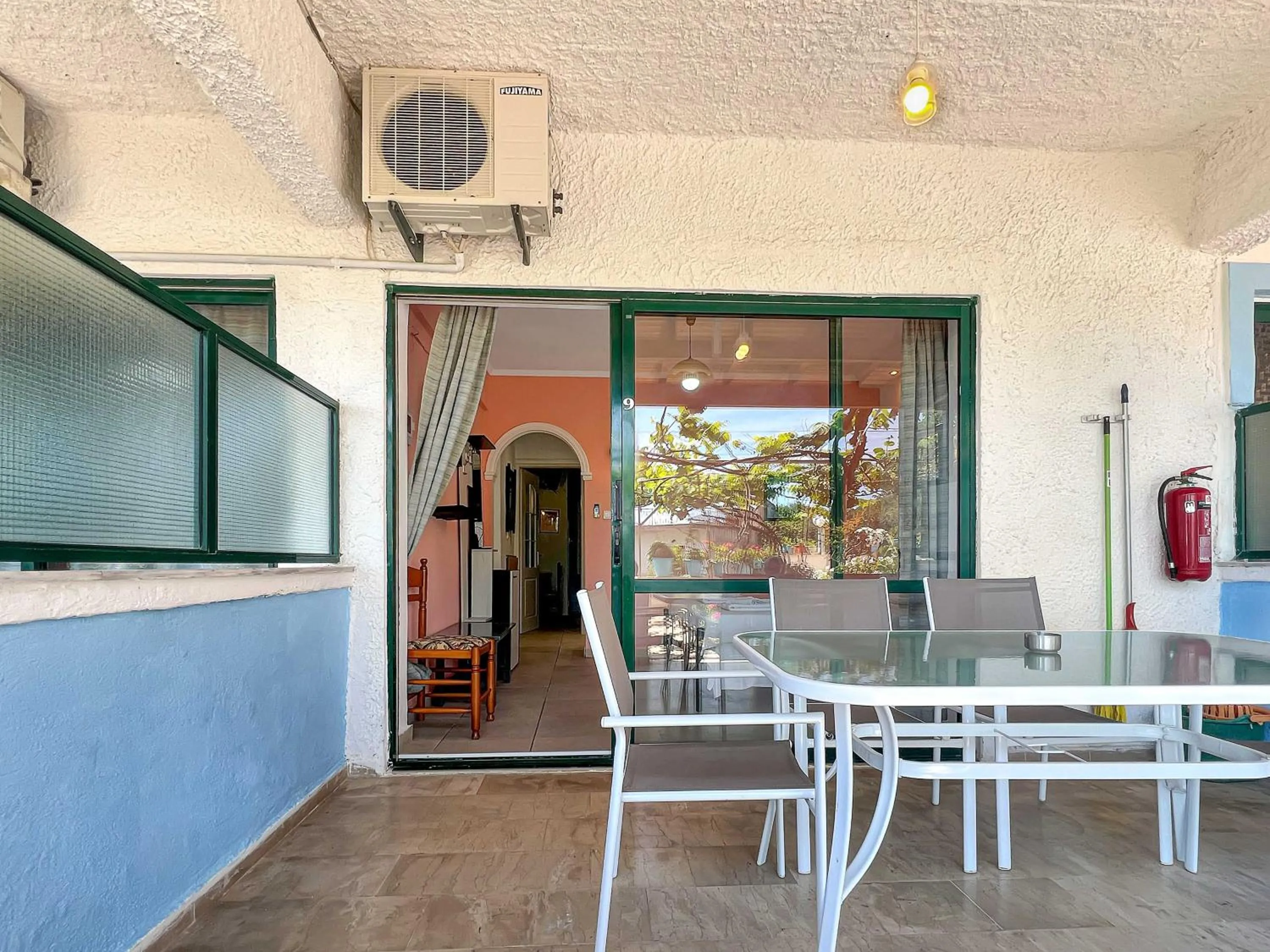 Balcony/Terrace in Corfu Andromaches Holiday Apartments