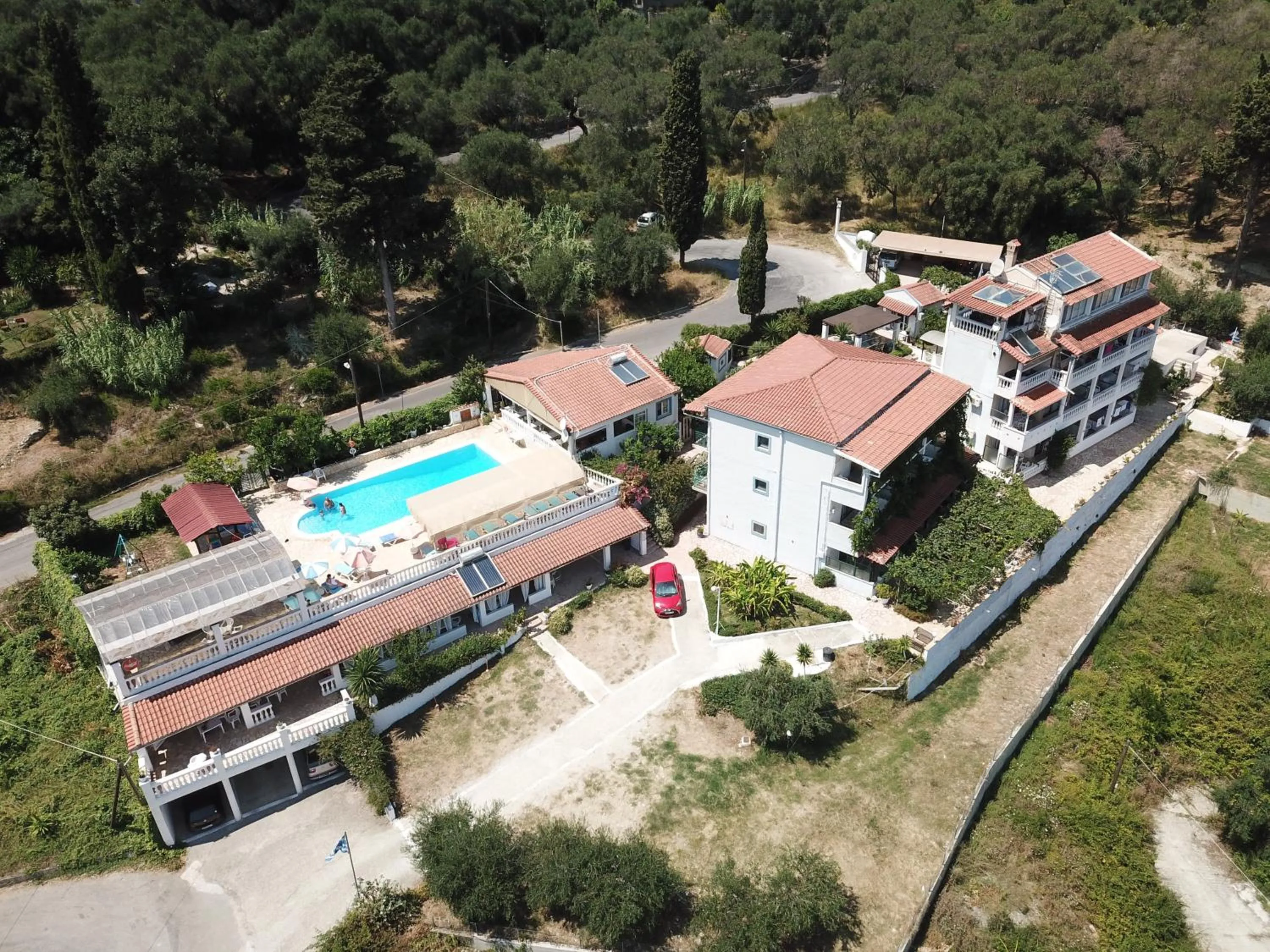 Property building in Corfu Andromaches Holiday Apartments