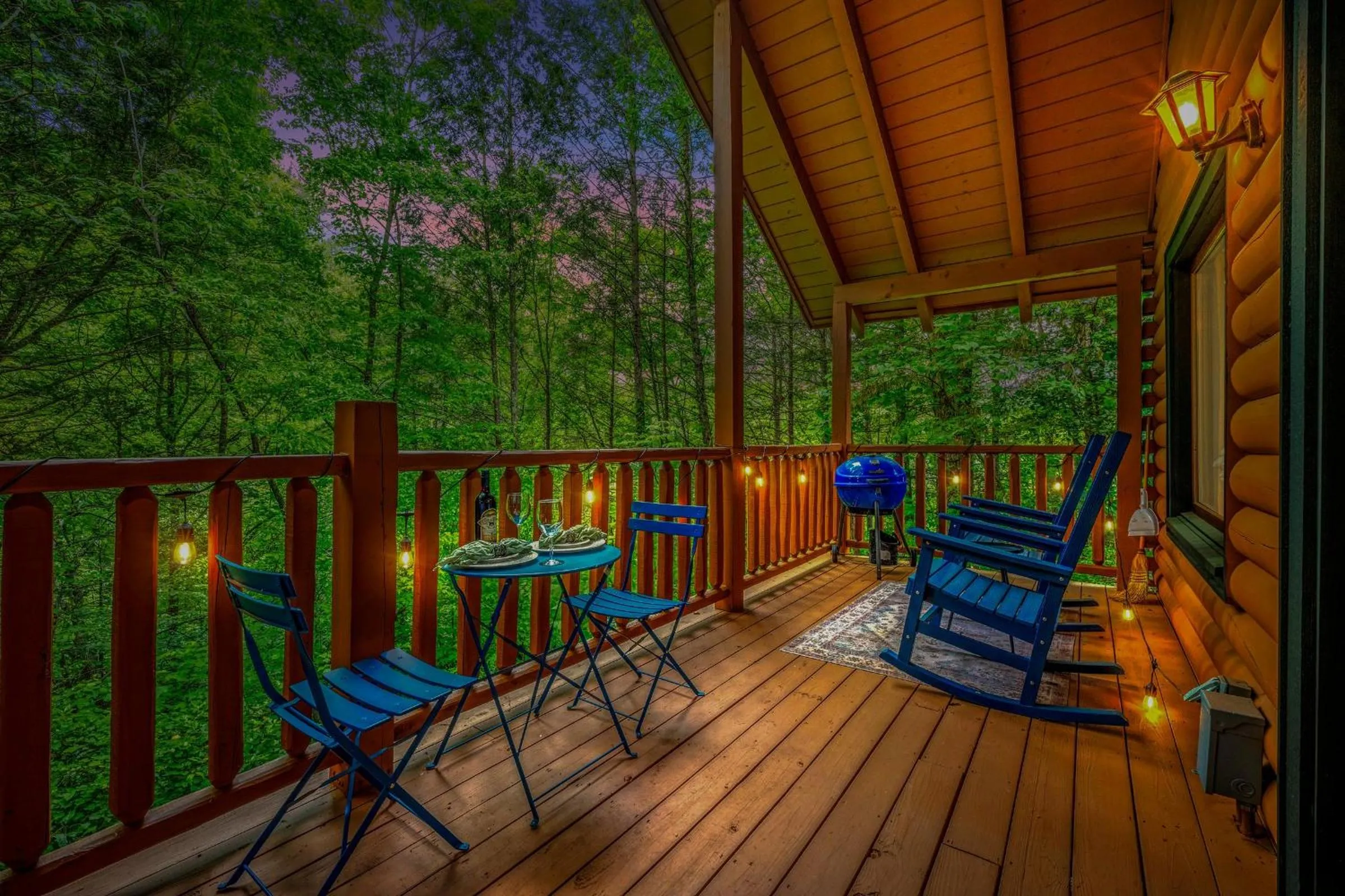 Balcony/Terrace in Love Me Tender Studio Cabin