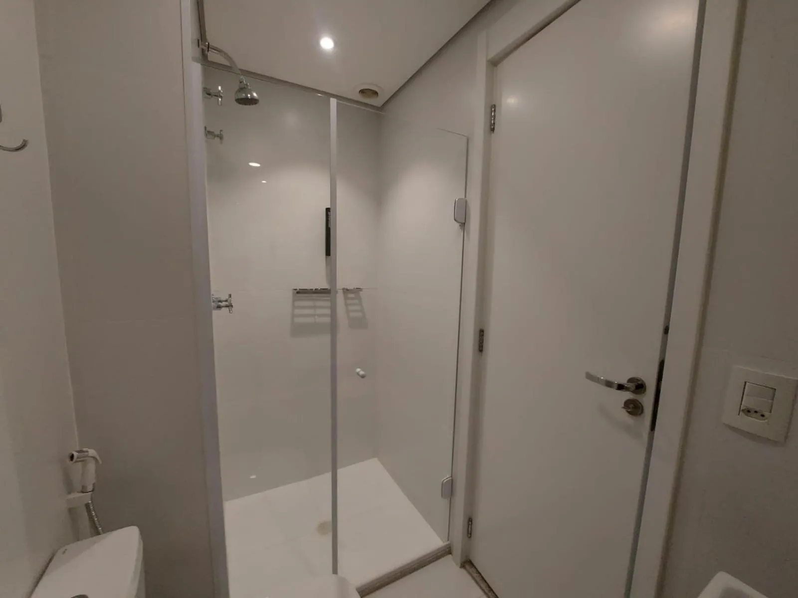 Bathroom in Lindo studio em Moema