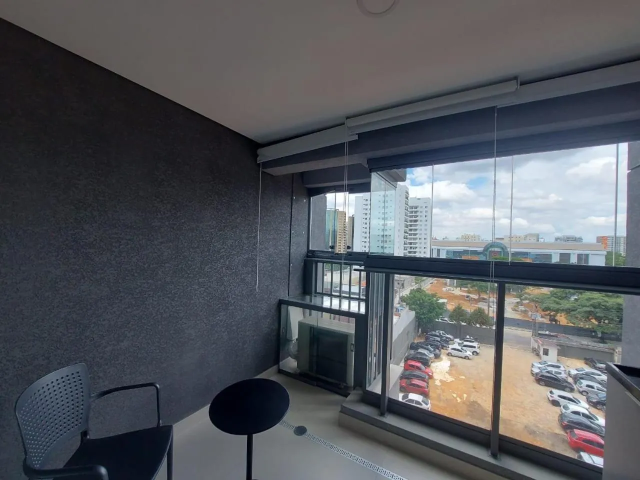 Balcony/Terrace in Lindo studio em Moema