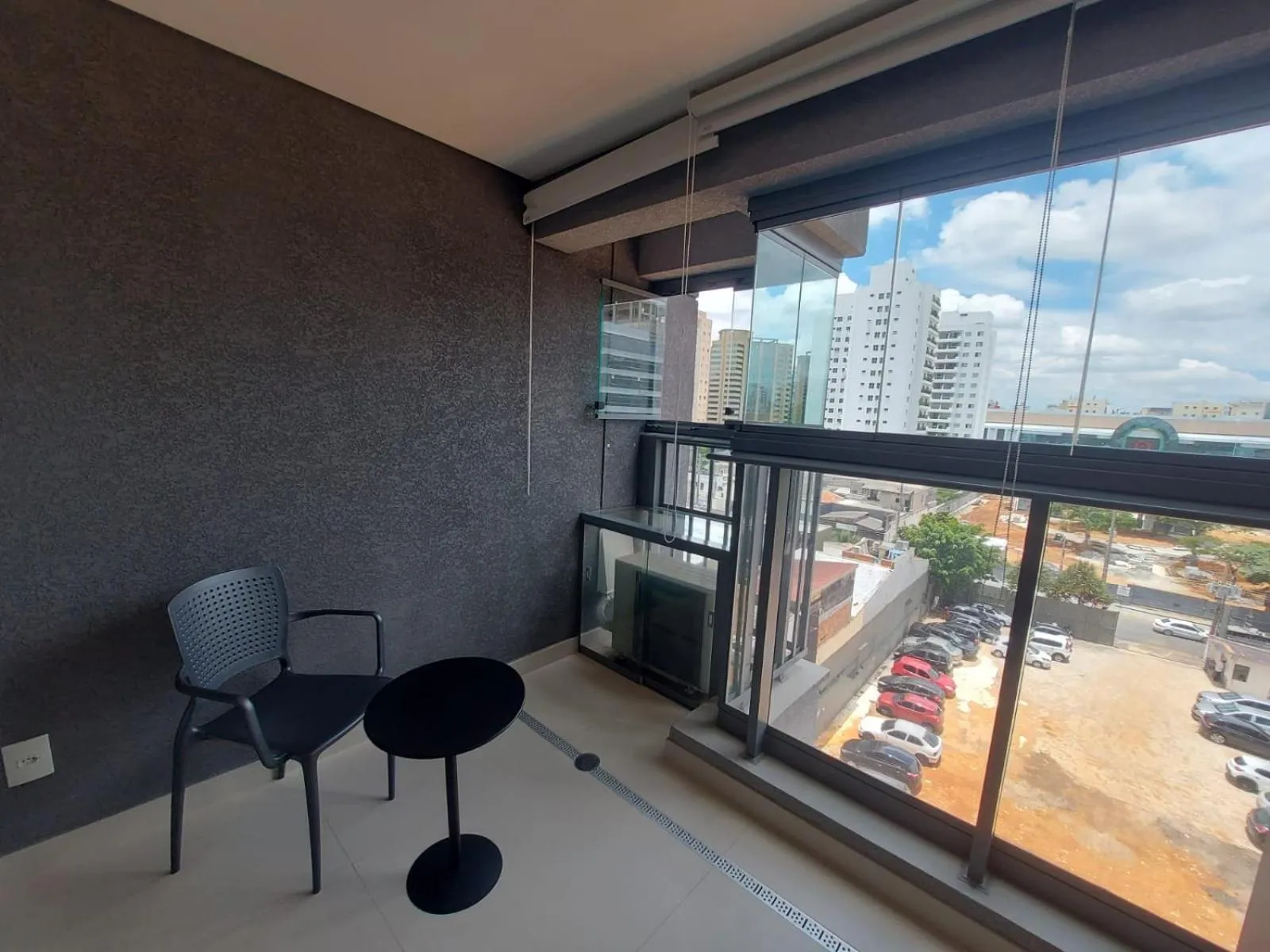 Balcony/Terrace in Lindo studio em Moema