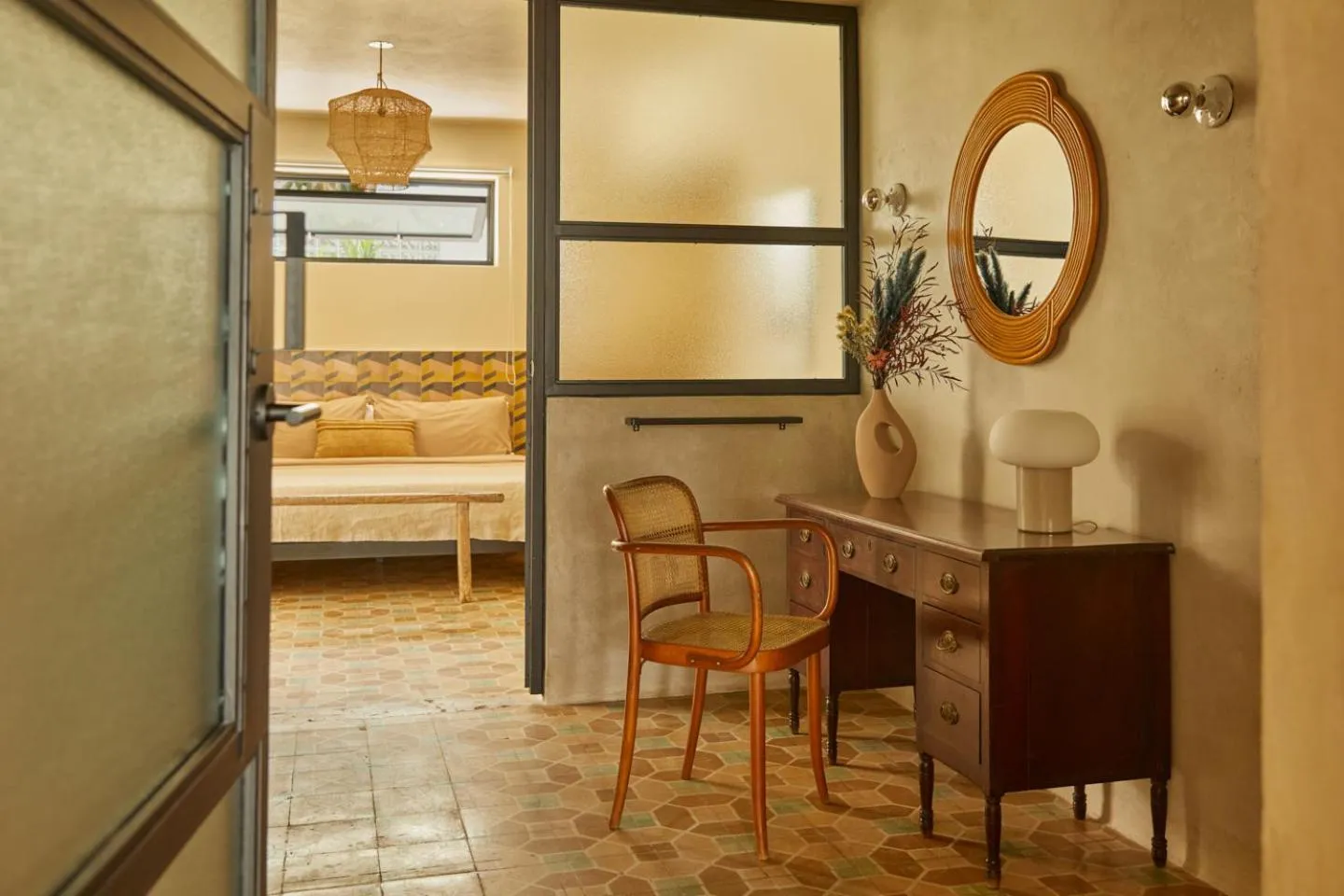 Seating area, Bed in DUNA by DW