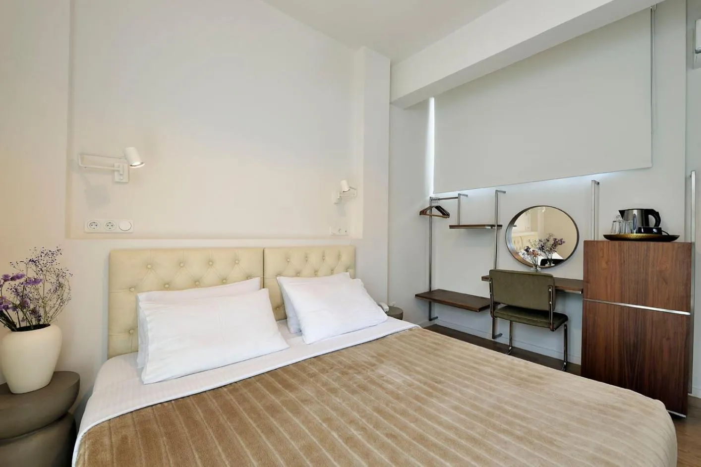 Bedroom, Bed in Dryades & Orion Hotel