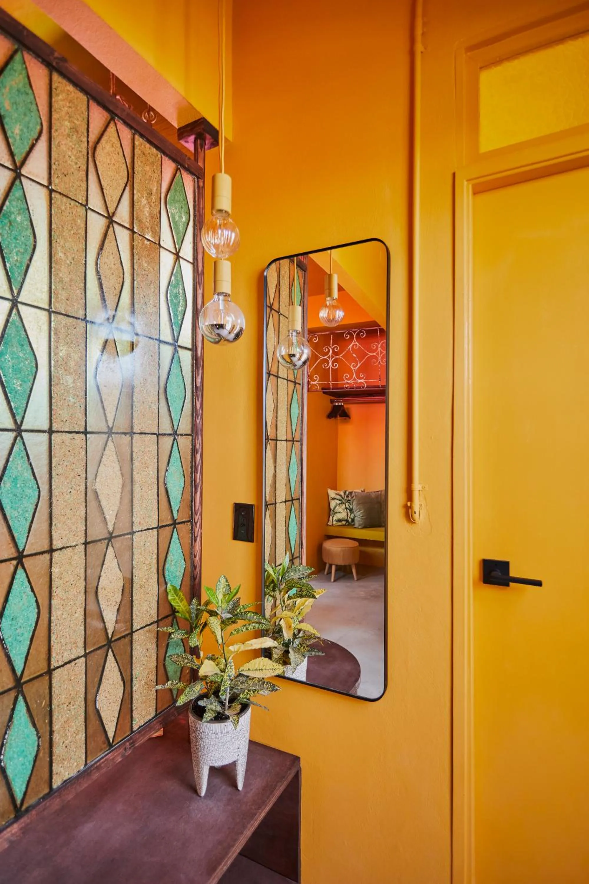 Decorative detail, Bed in MOOD HAUS by DW - 70's Retro Stays