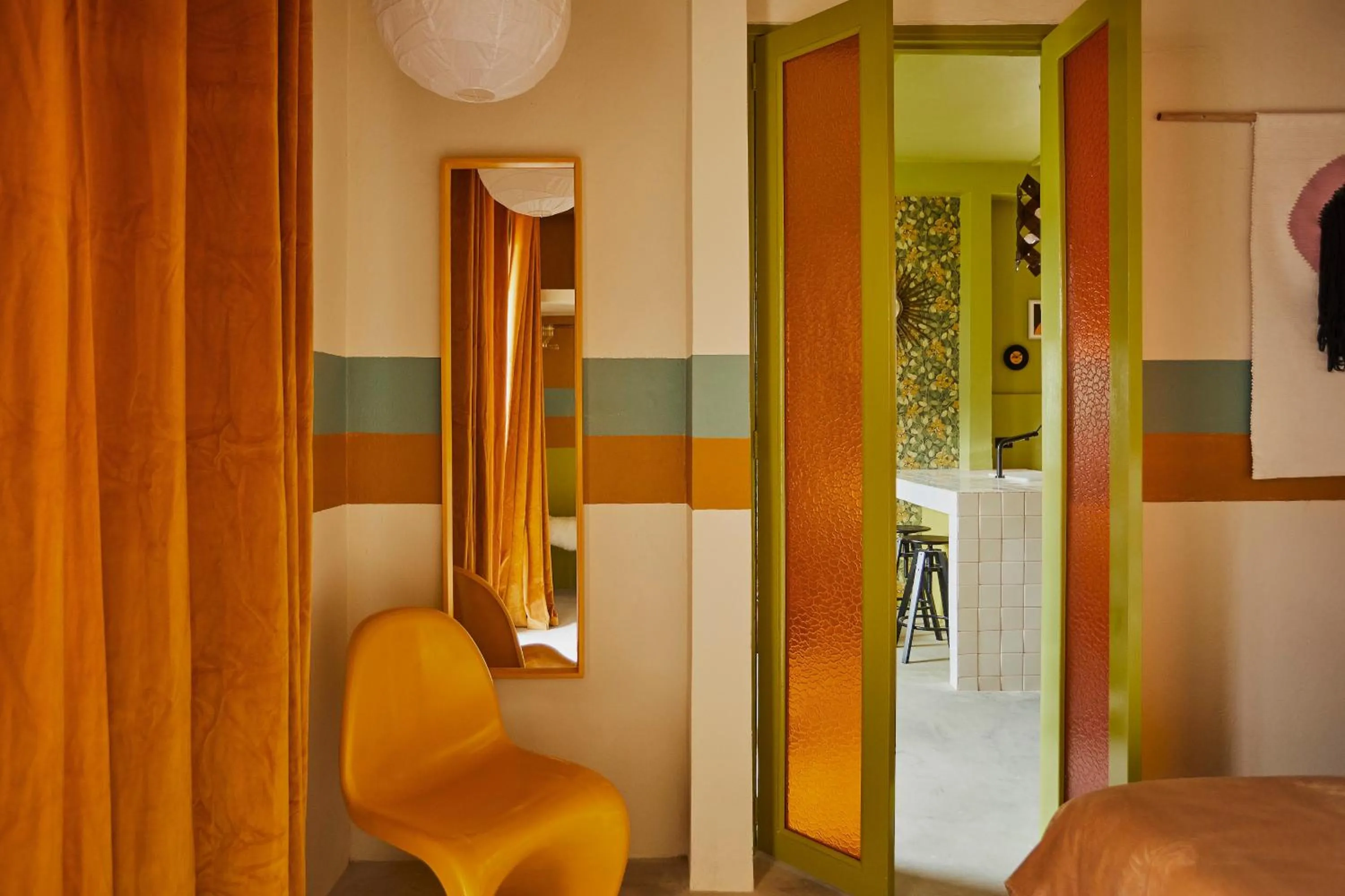 Bedroom in MOOD HAUS by DW - 70's Retro Stays