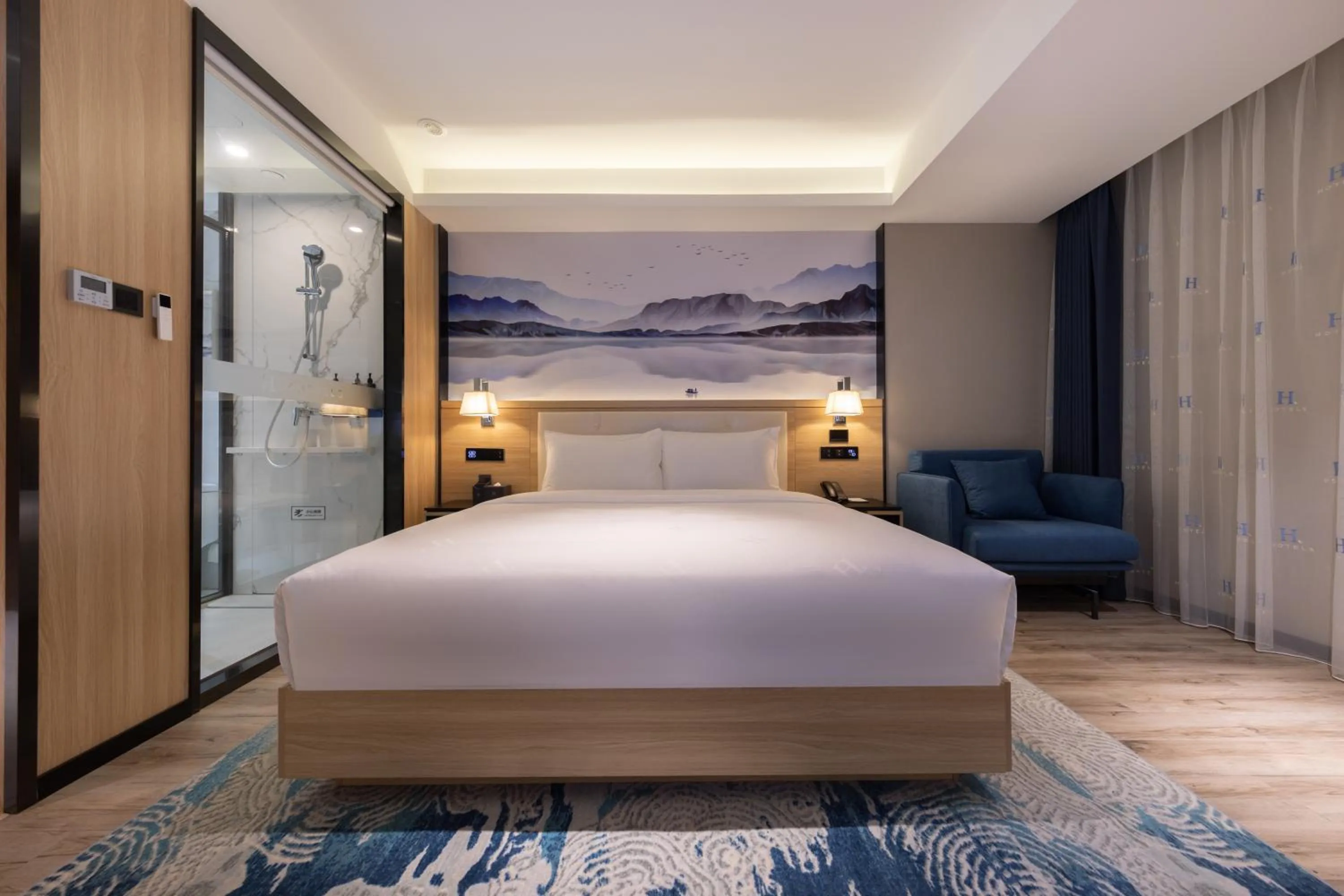 Bedroom, Bed in Ausotel by Argyle Baiyun International Airport Renhe Metro Exit B