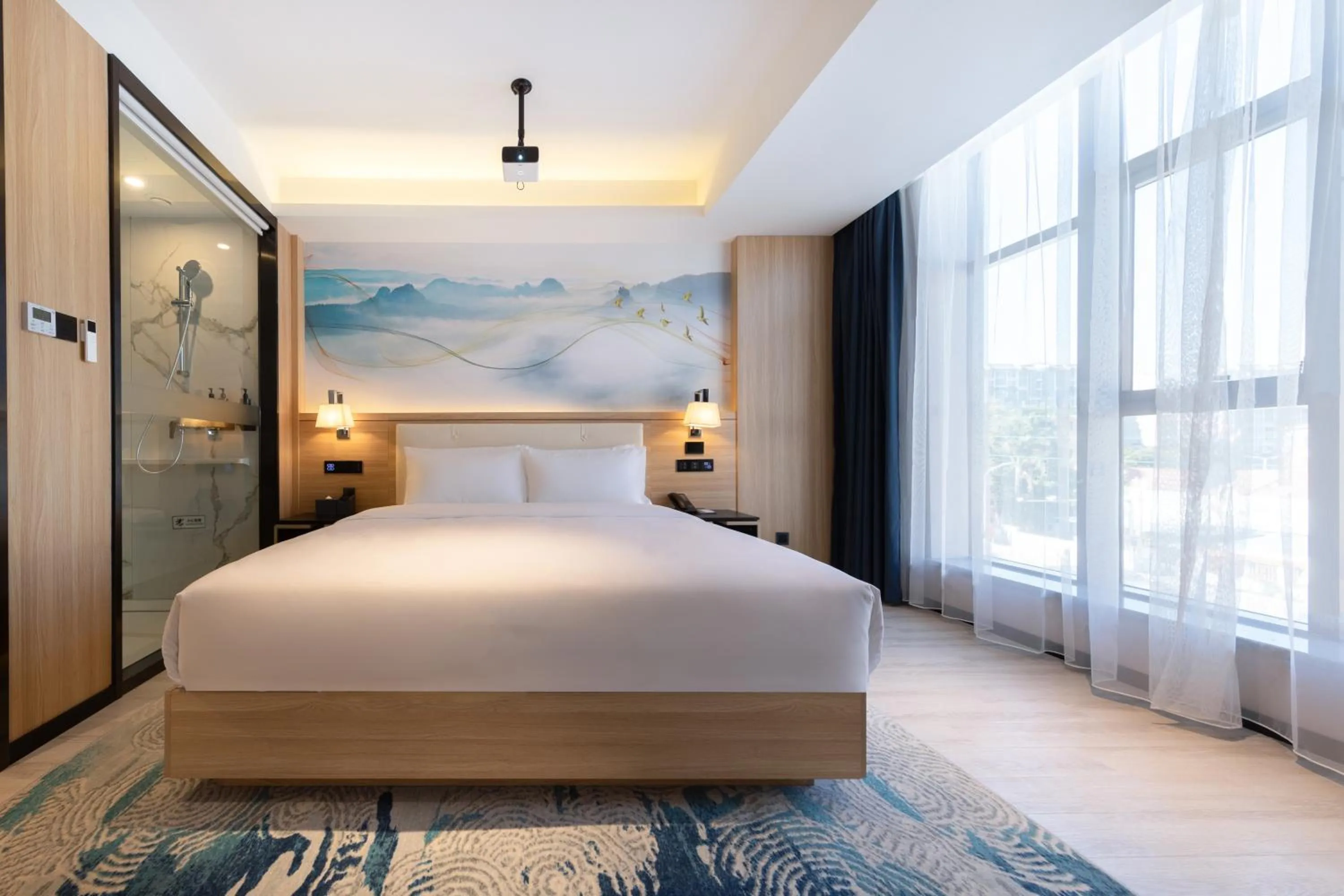 Bedroom, Bed in Ausotel by Argyle Baiyun International Airport Renhe Metro Exit B