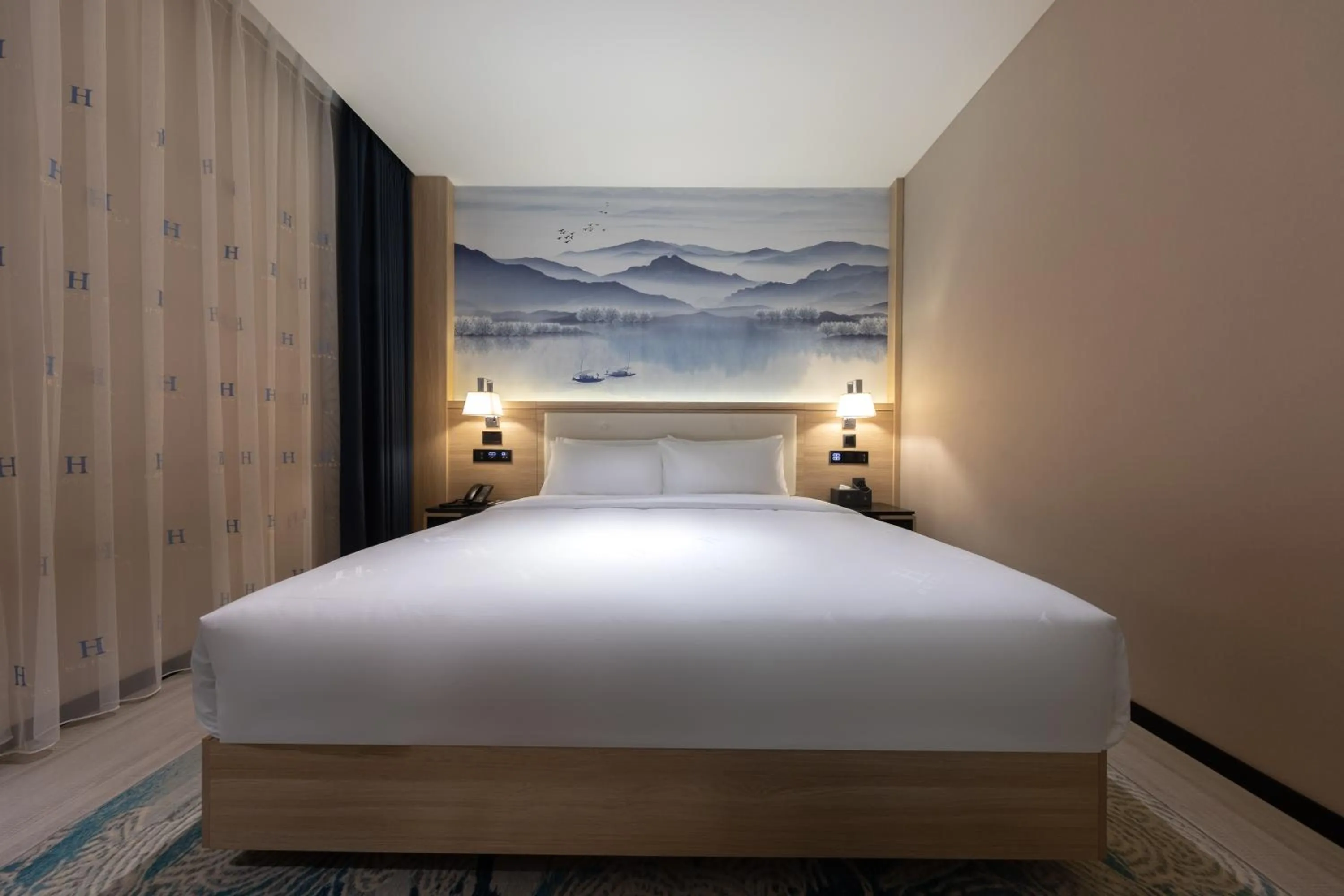 Bedroom, Bed in Ausotel by Argyle Baiyun International Airport Renhe Metro Exit B