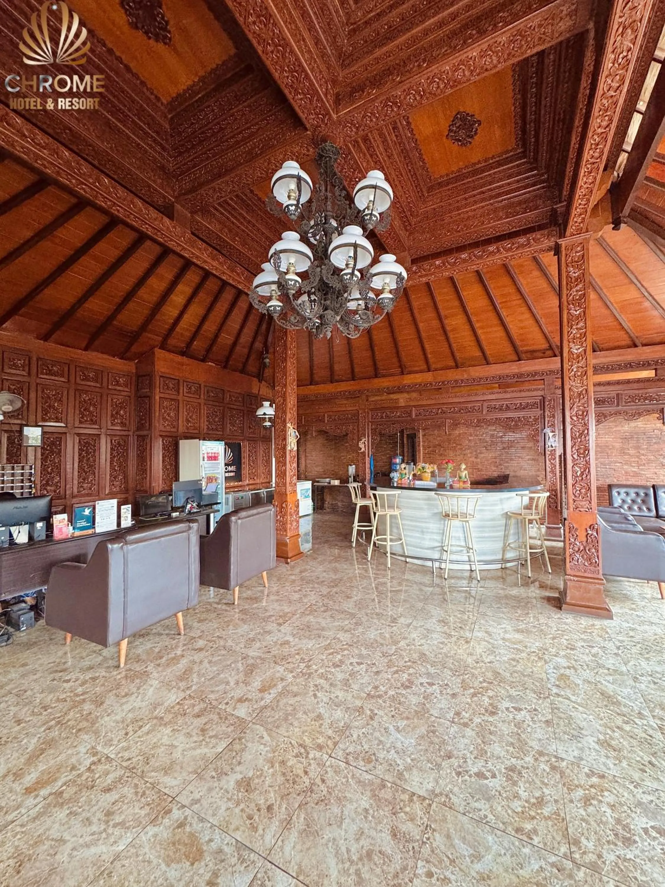 Lobby or reception in chrome hotel & resort solo