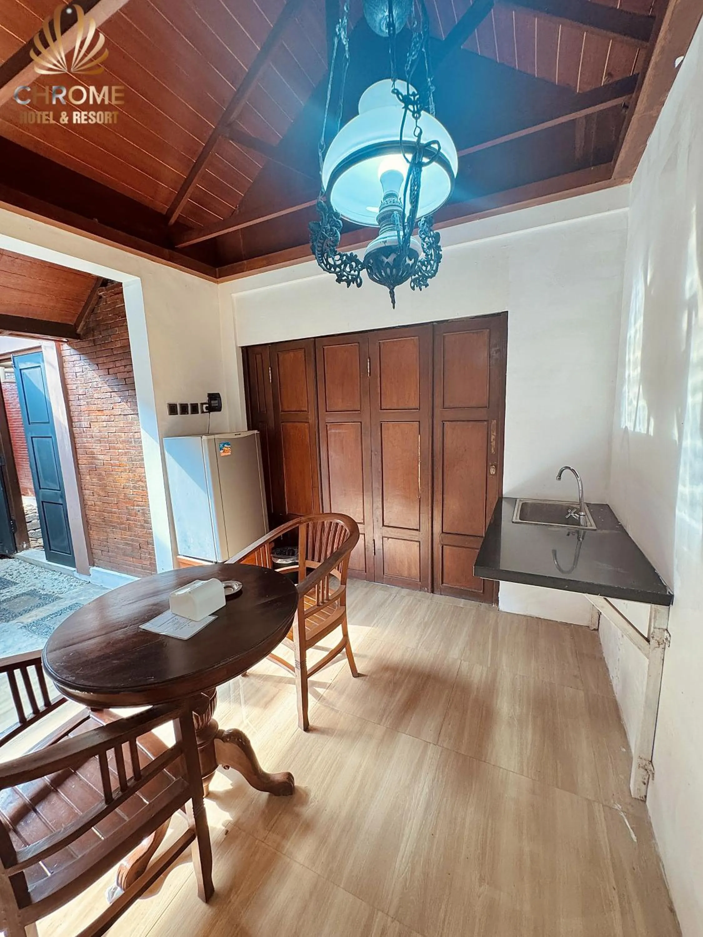 Seating area in chrome hotel & resort solo