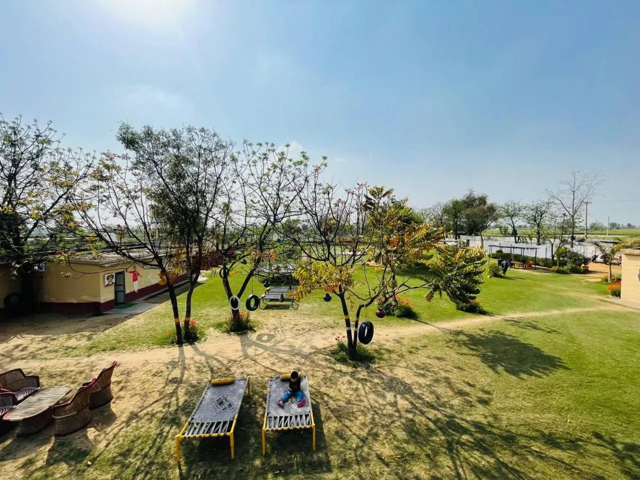 Garden view in Arise Ethnic Village Resort - Manesar Bilaspur