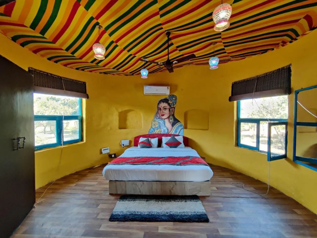 Bedroom in Arise Ethnic Village Resort - Manesar Bilaspur