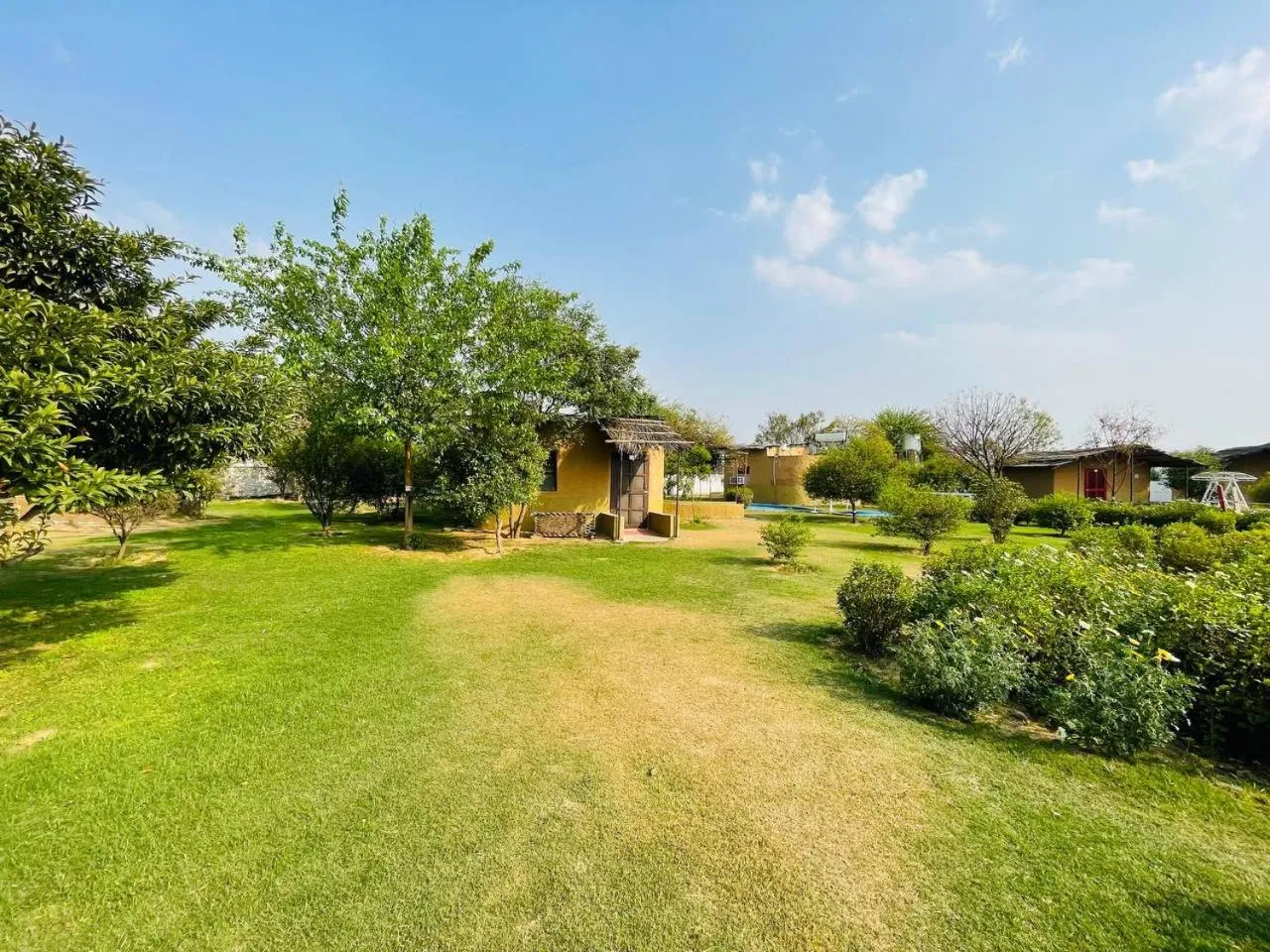 Garden view in Arise Ethnic Village Resort - Manesar Bilaspur