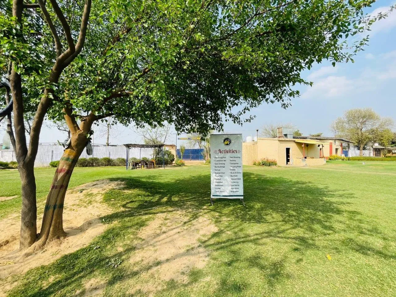 Garden view in Arise Ethnic Village Resort - Manesar Bilaspur