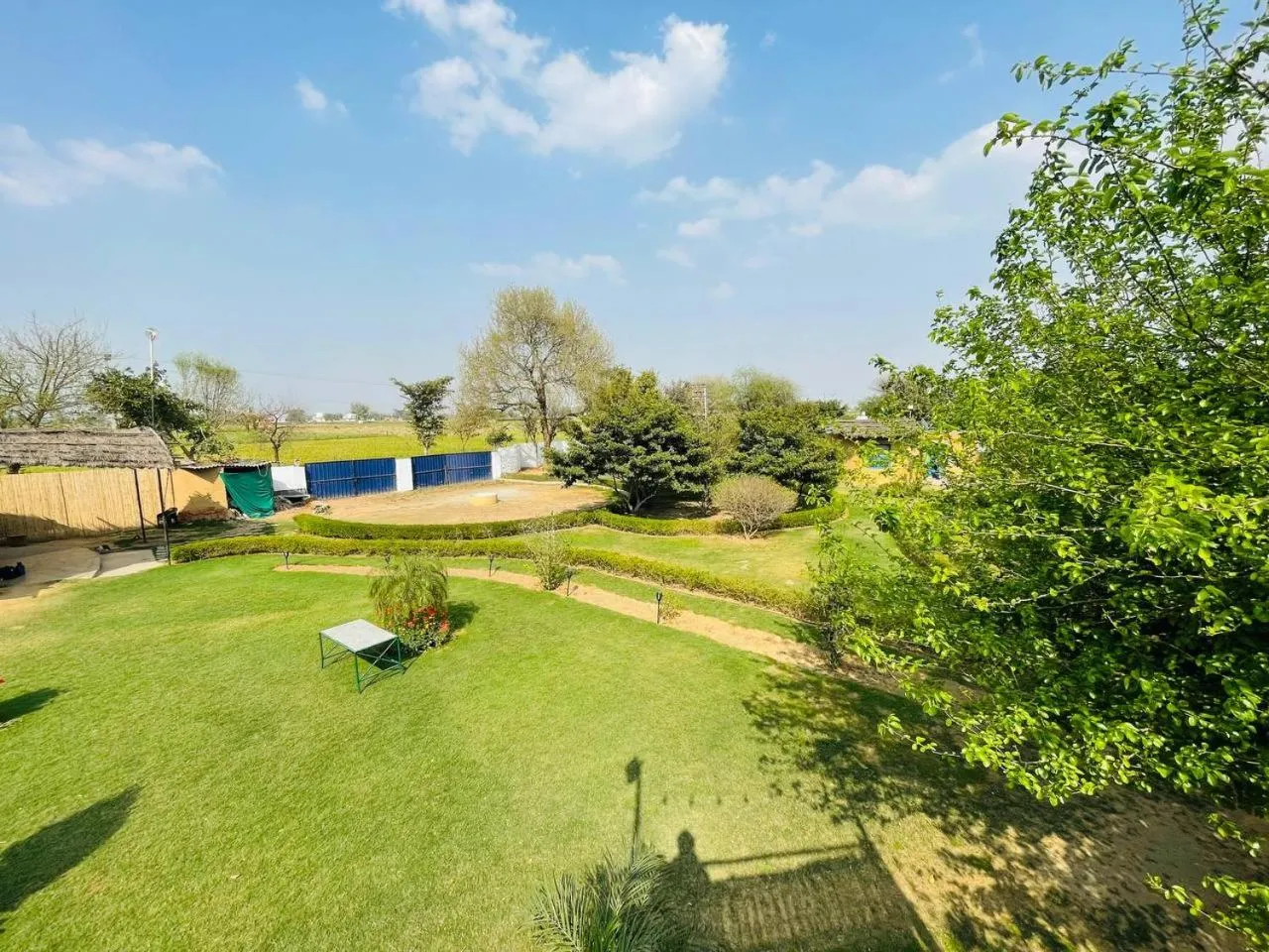 Garden view in Arise Ethnic Village Resort - Manesar Bilaspur