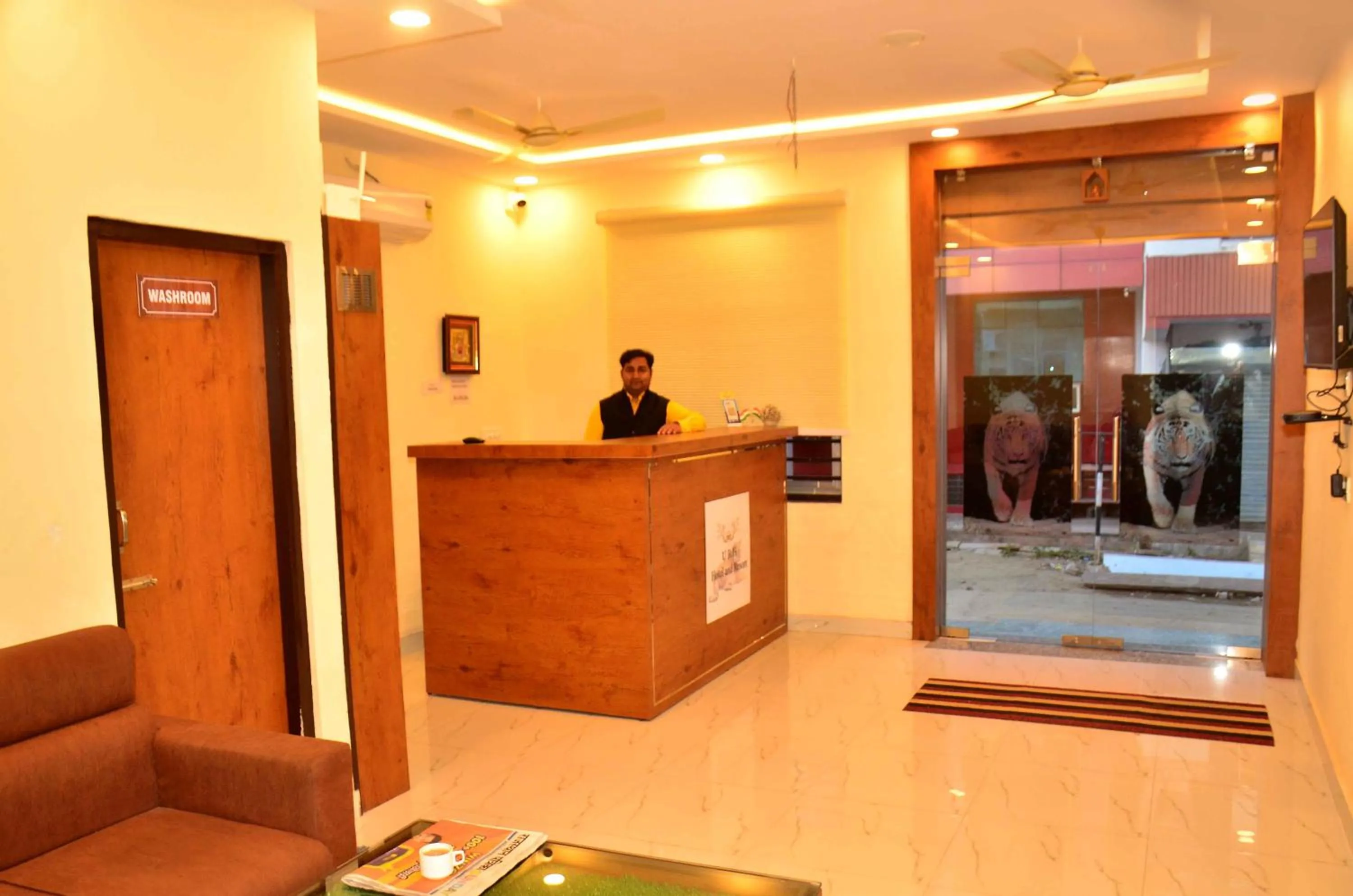 Lobby or reception in Hotel Ranthambhore Uday