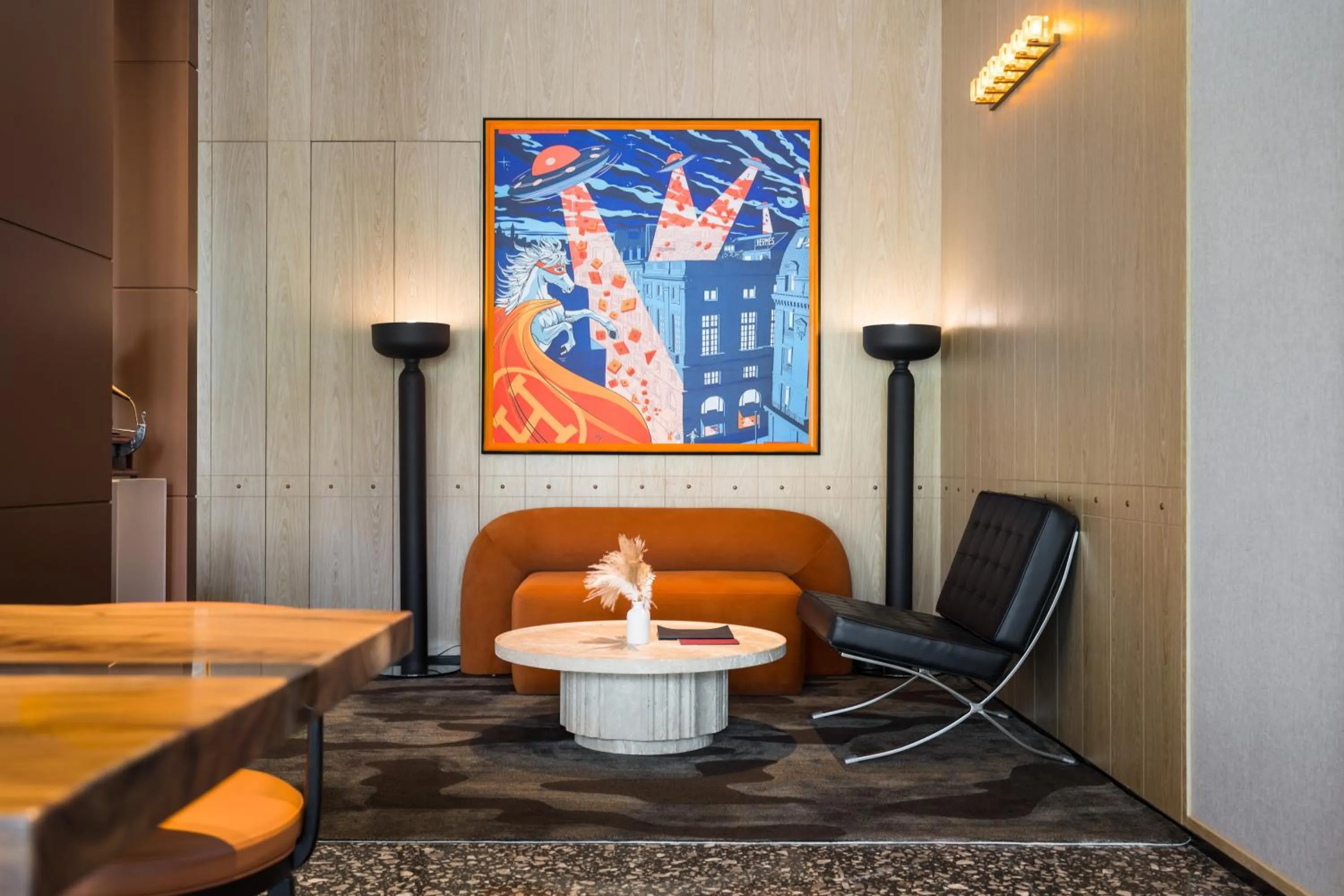 Seating area in Arthur Hotel Luogang Xiangang Metro Guangzhou-Free Breakfast and Free Afternoon Tea