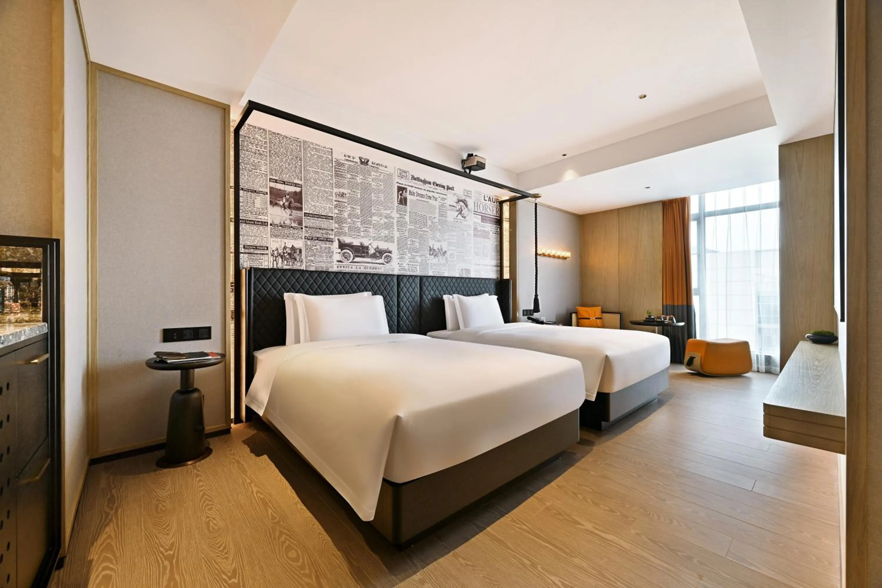 Photo of the whole room, Bed in Arthur Hotel Luogang Xiangang Metro Guangzhou-Free Breakfast and Free Afternoon Tea