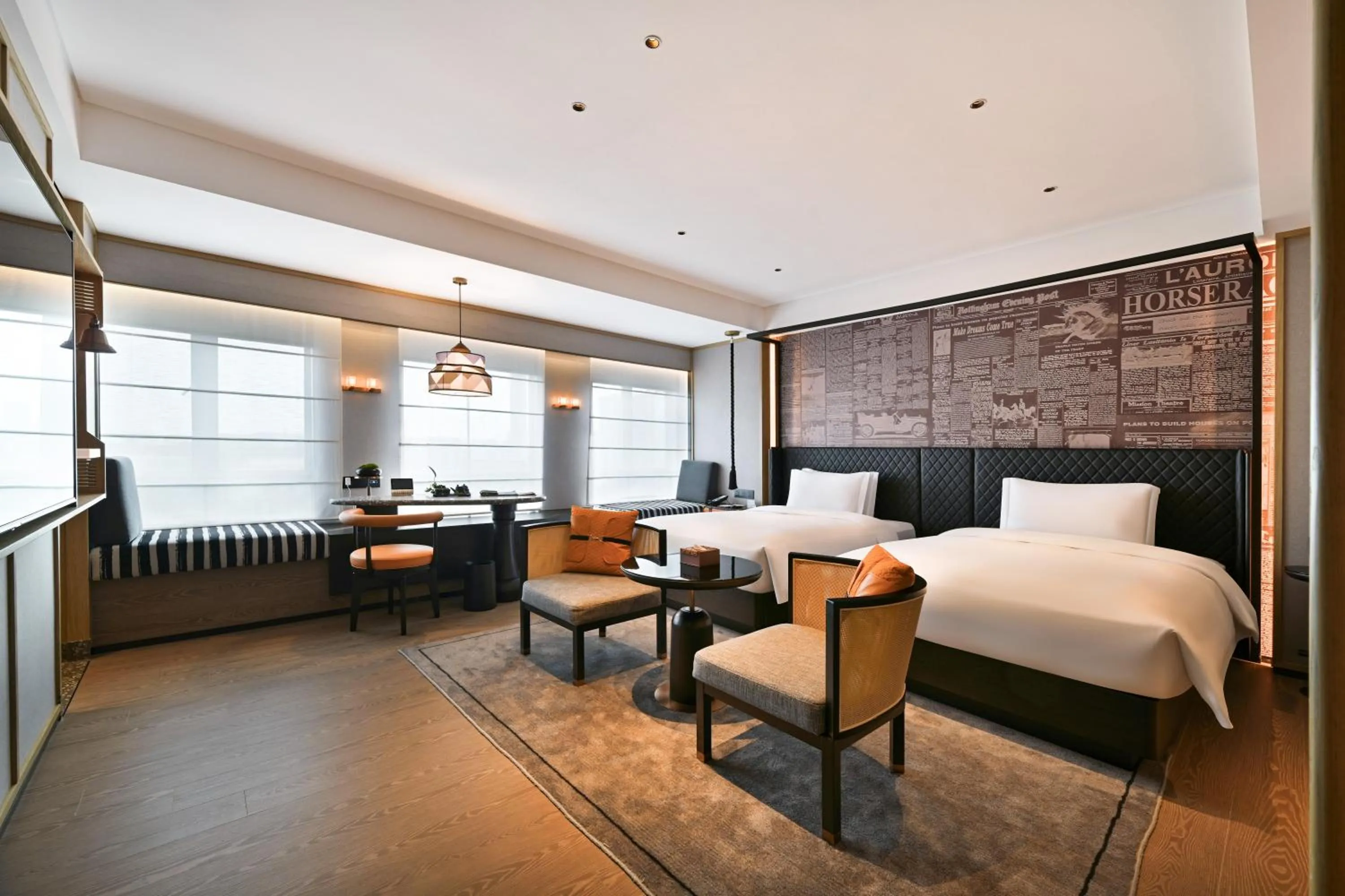 Bedroom, Bed in Arthur Hotel Luogang Xiangang Metro Guangzhou-Free Breakfast and Free Afternoon Tea