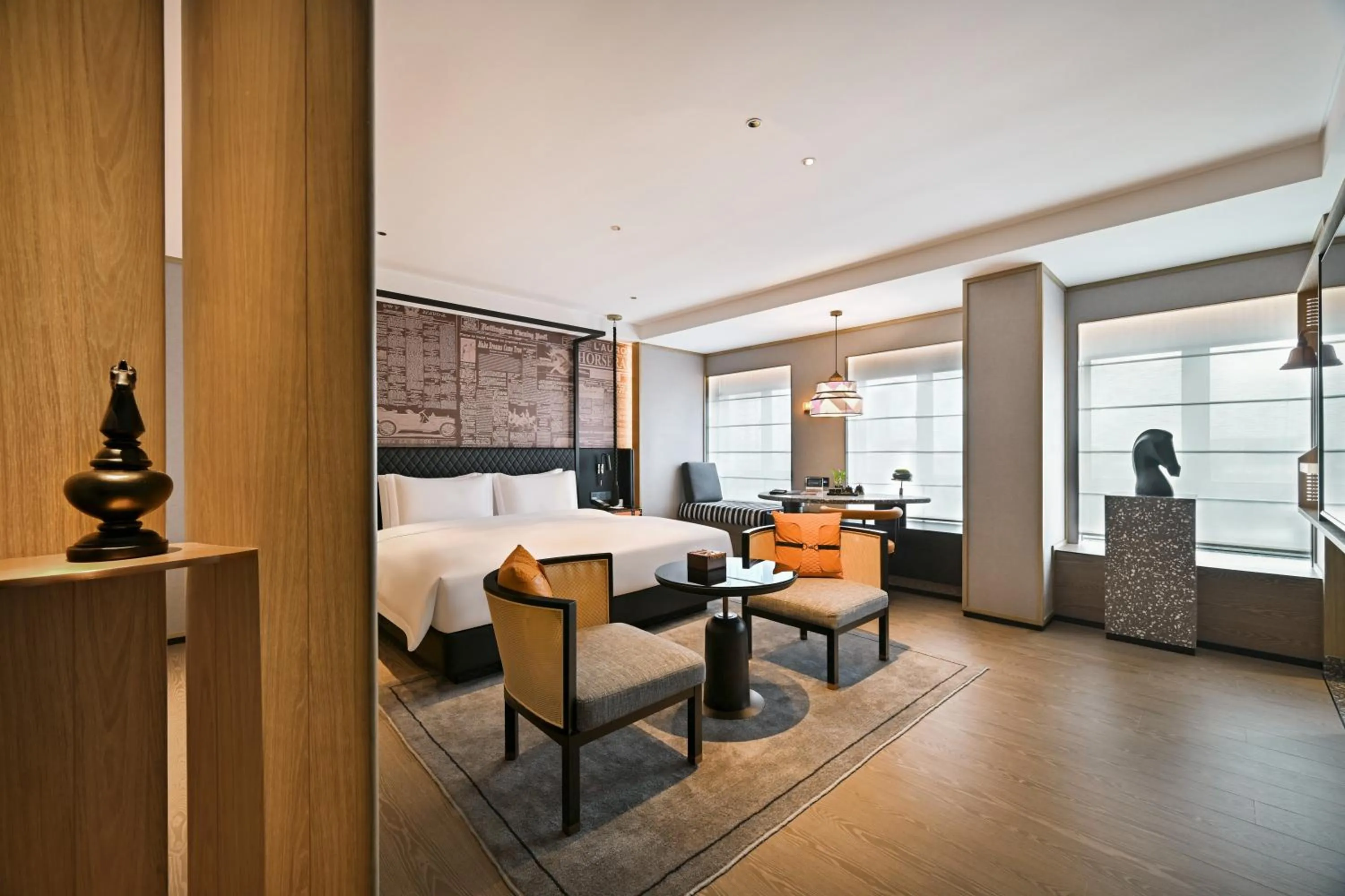 Living room in Arthur Hotel Luogang Xiangang Metro Guangzhou-Free Breakfast and Free Afternoon Tea