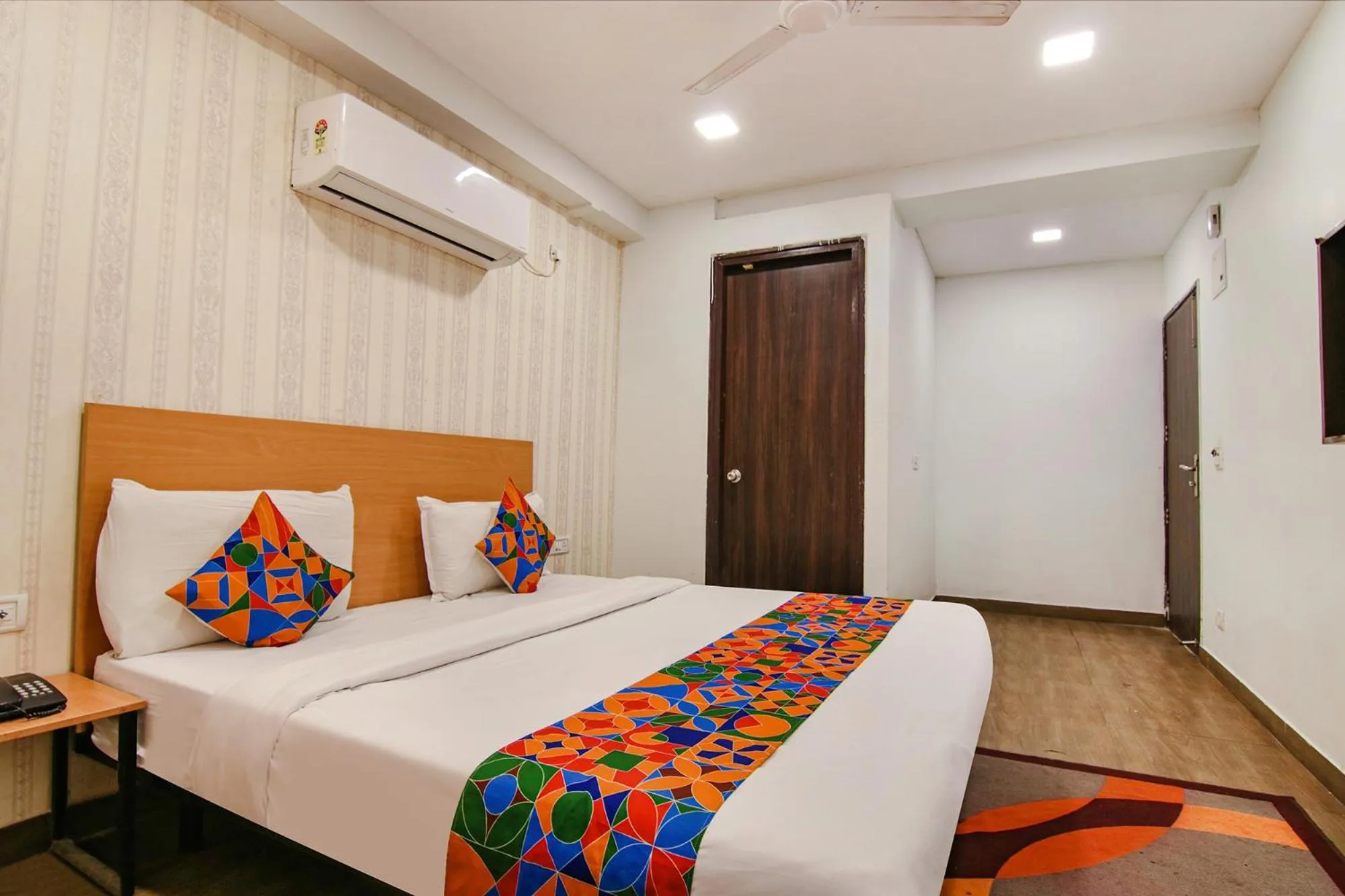 Bed in FabHotel Moro Rohini Sector 11
