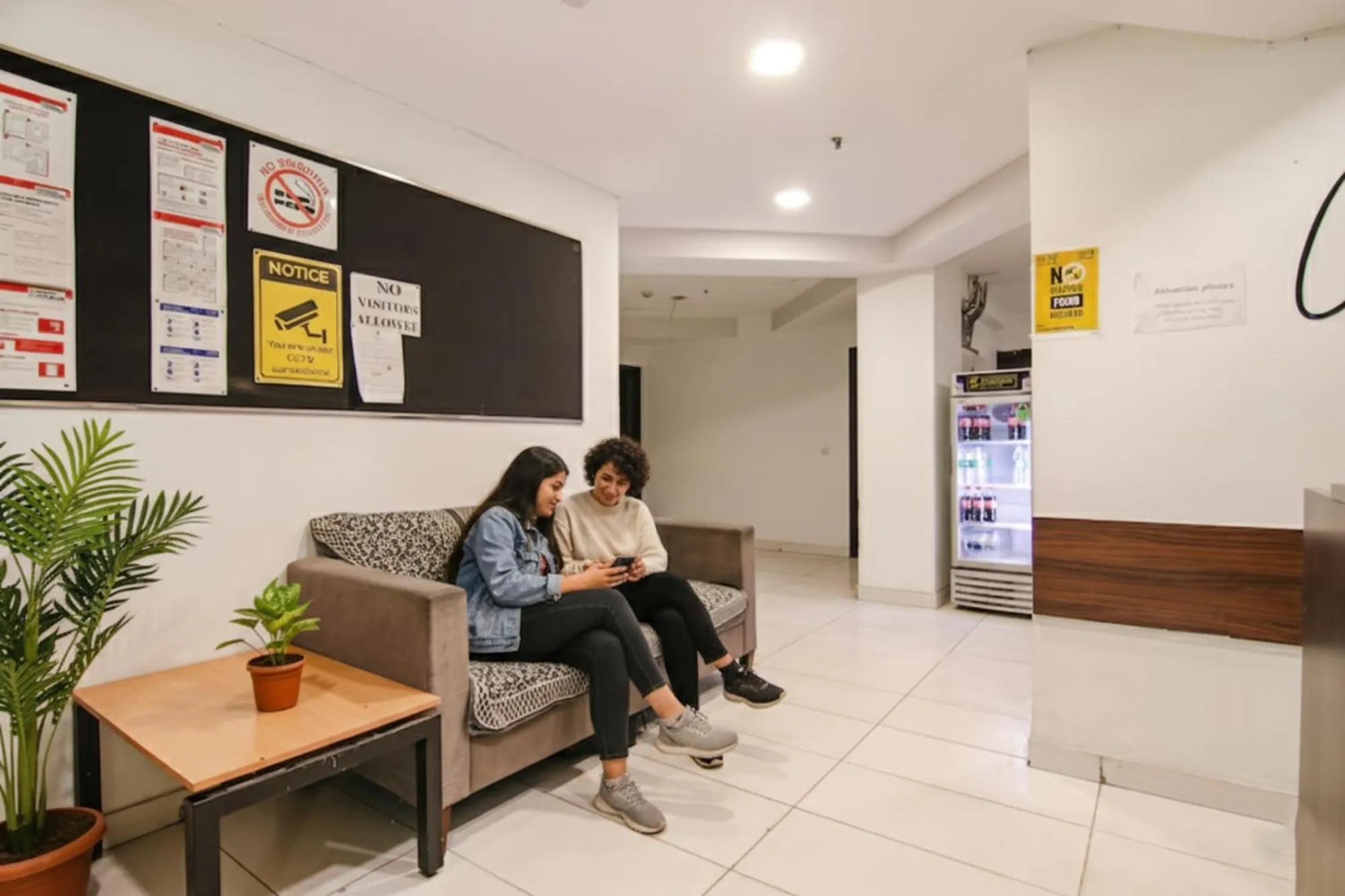 Seating area in FabHotel Moro Rohini Sector 11