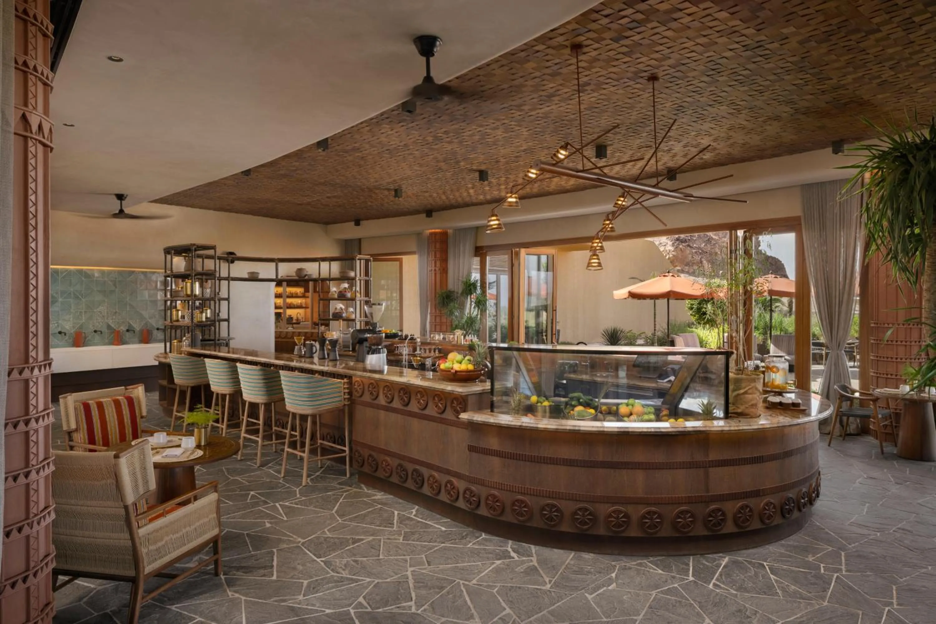 Dining area in Six Senses Southern Dunes, The Red Sea
