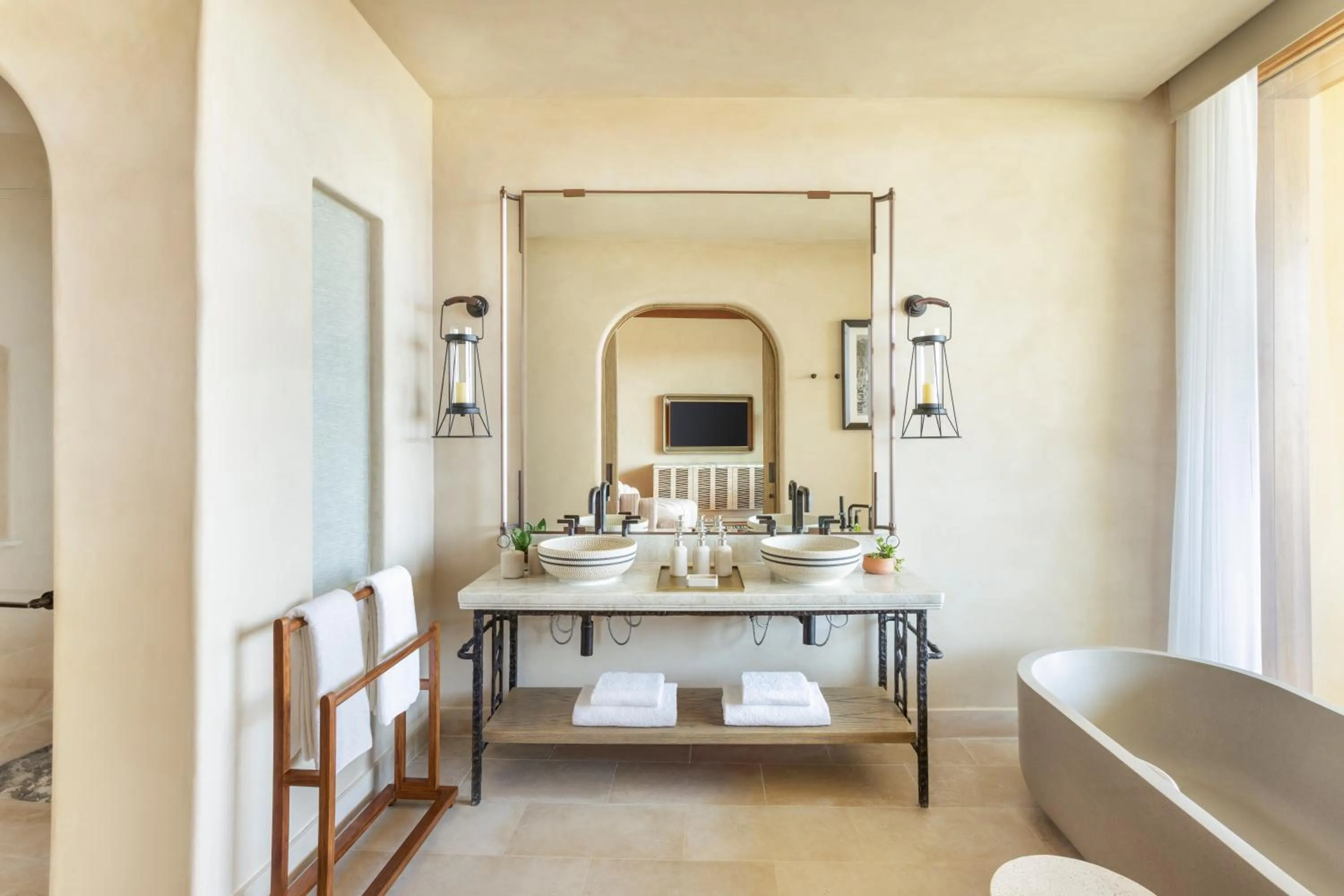 Bathroom in Six Senses Southern Dunes, The Red Sea