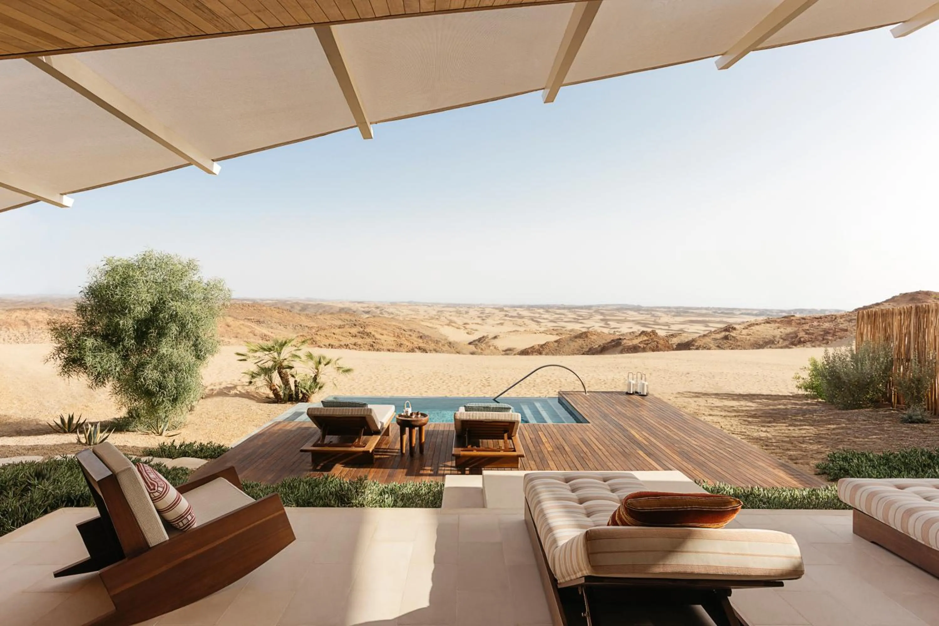 Patio in Six Senses Southern Dunes, The Red Sea