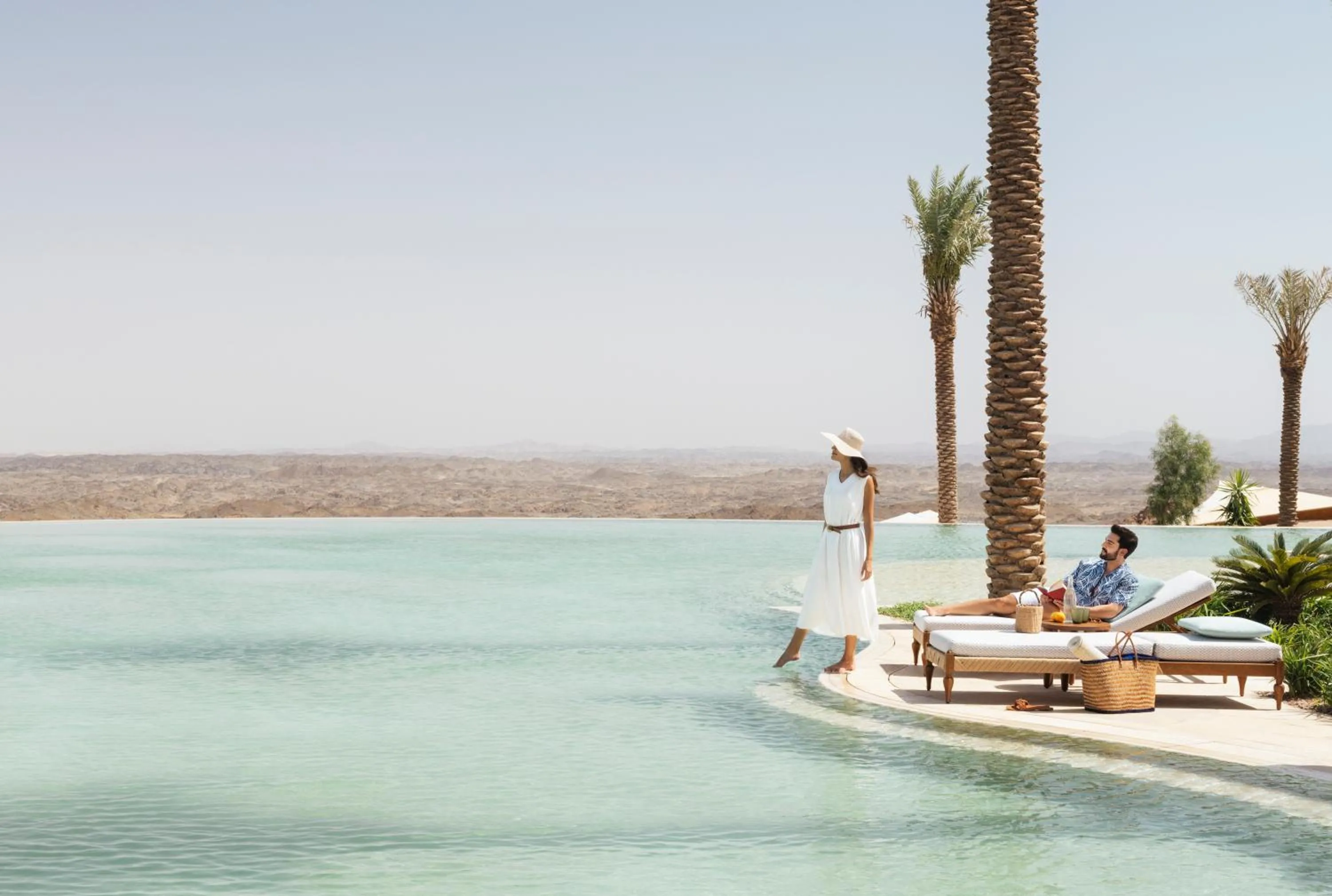 Swimming pool in Six Senses Southern Dunes, The Red Sea