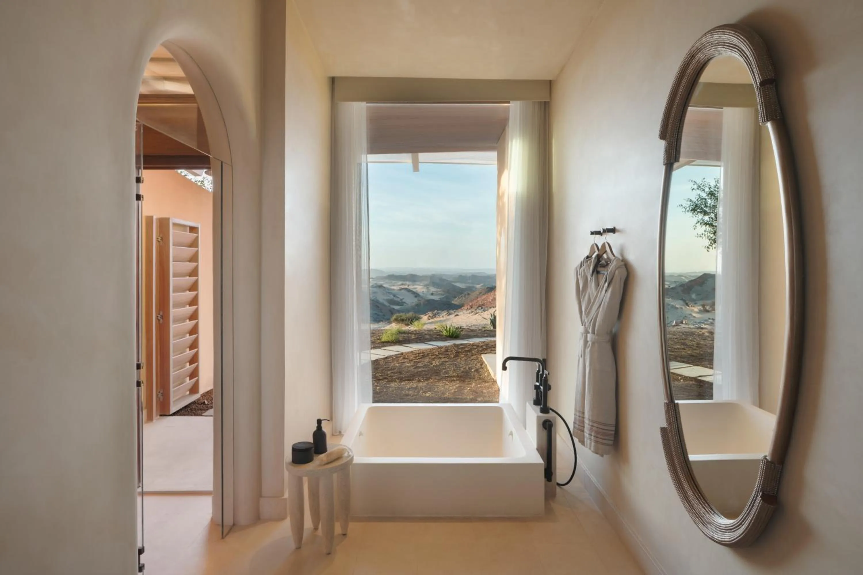 Bathroom in Six Senses Southern Dunes, The Red Sea
