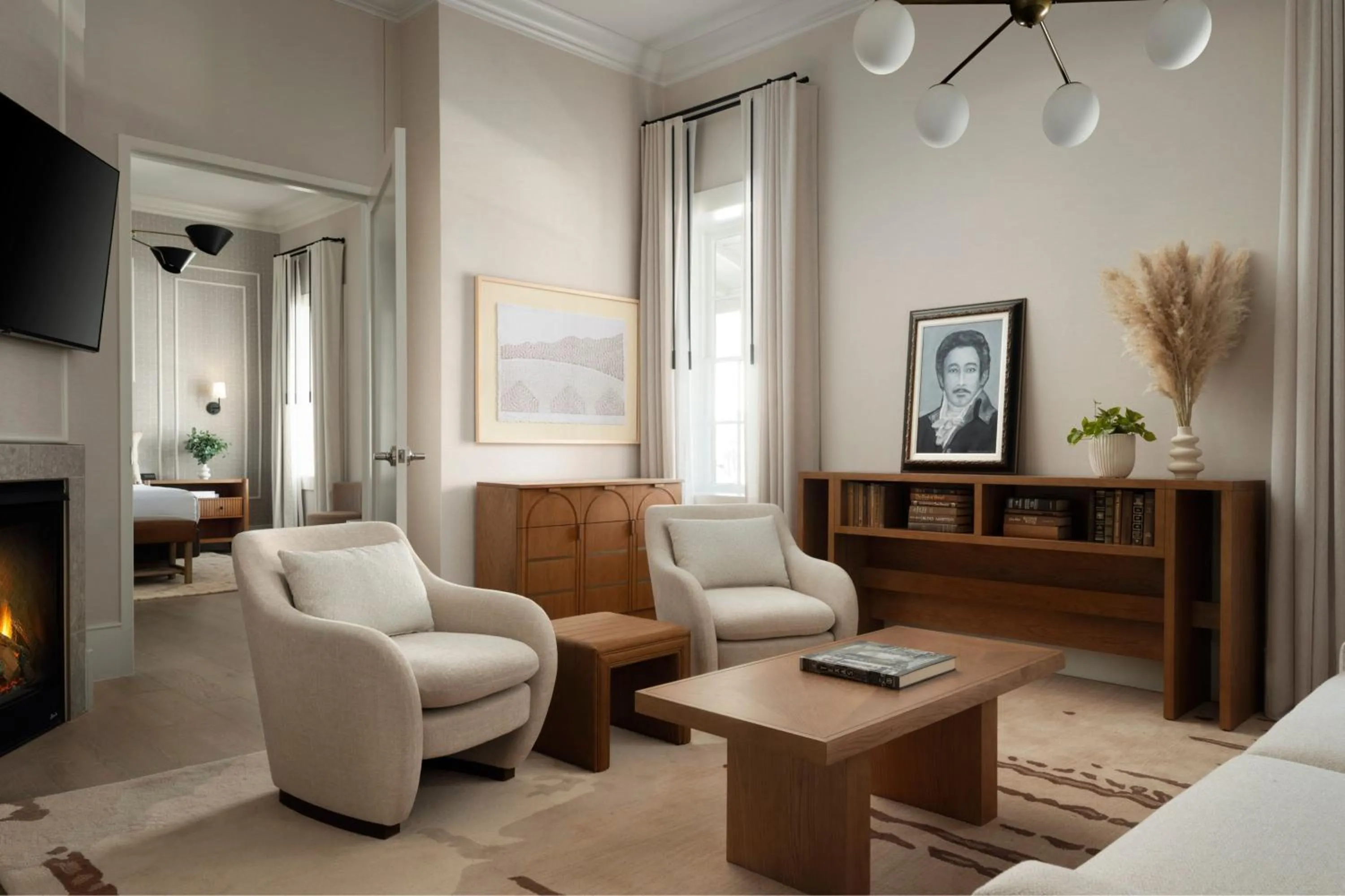 Living room in Plaza San Antonio Hotel & Spa, Autograph Collection