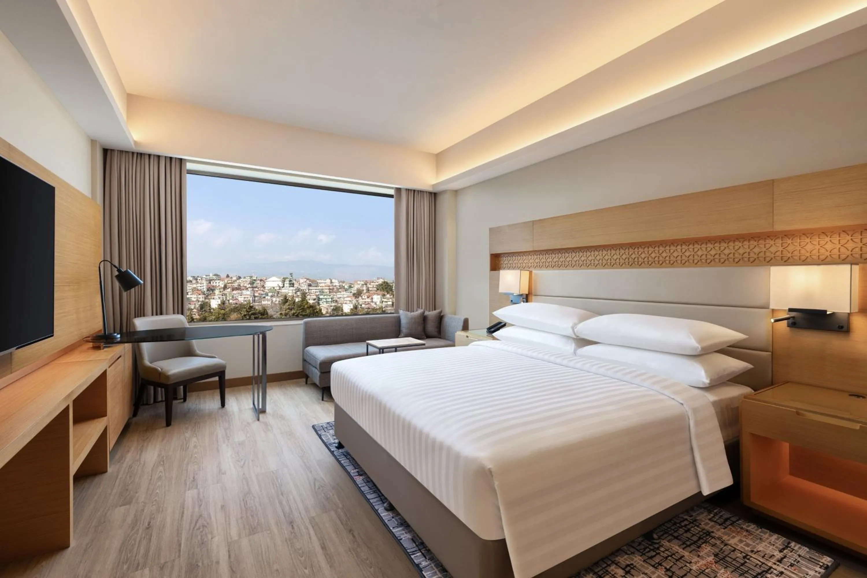 Photo of the whole room, Bed in Courtyard by Marriott Shillong