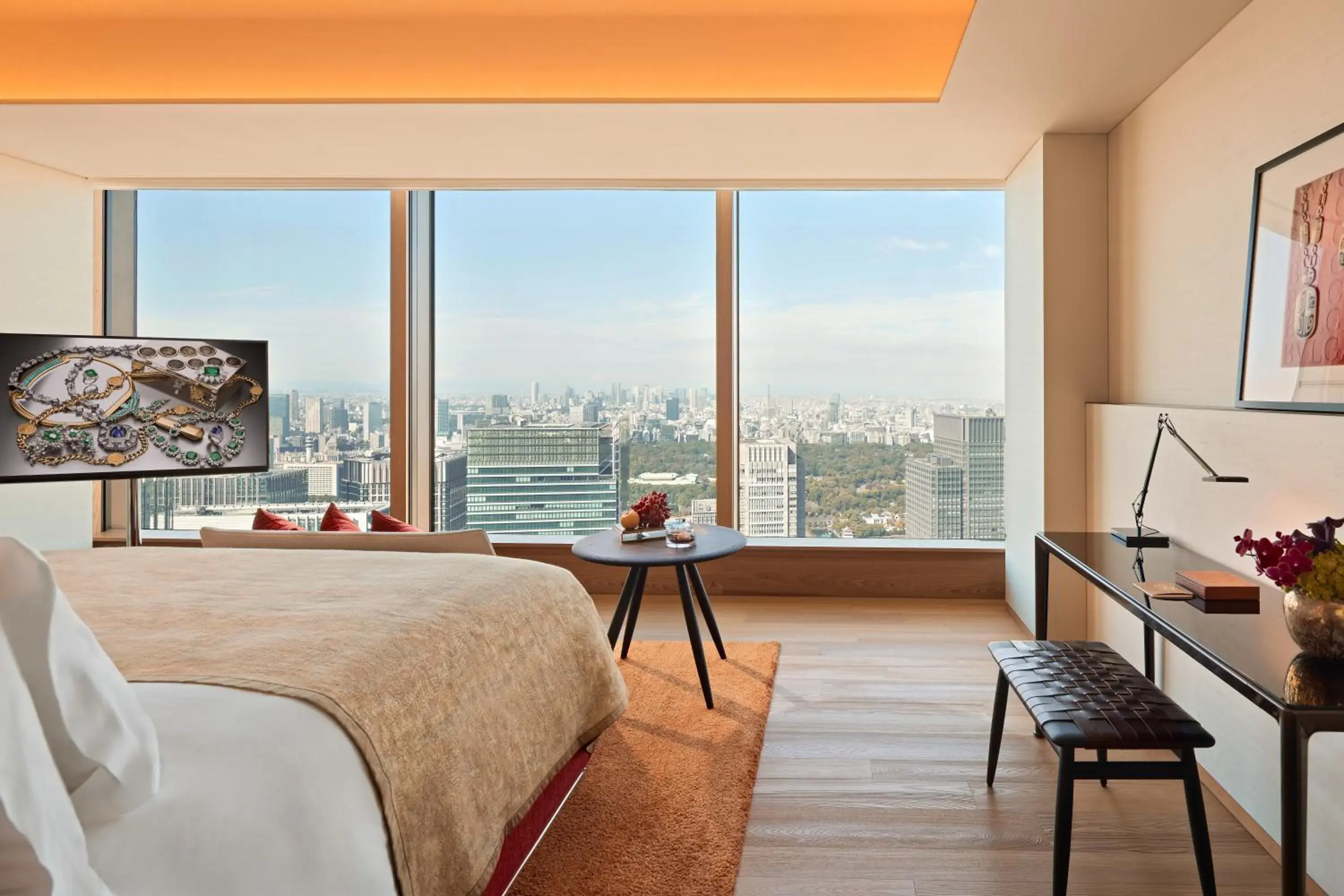 Premium King Room with Garden View in Bvlgari Hotel Tokyo Premium King Room with Garden View in Bvlgari Hotel Tokyo