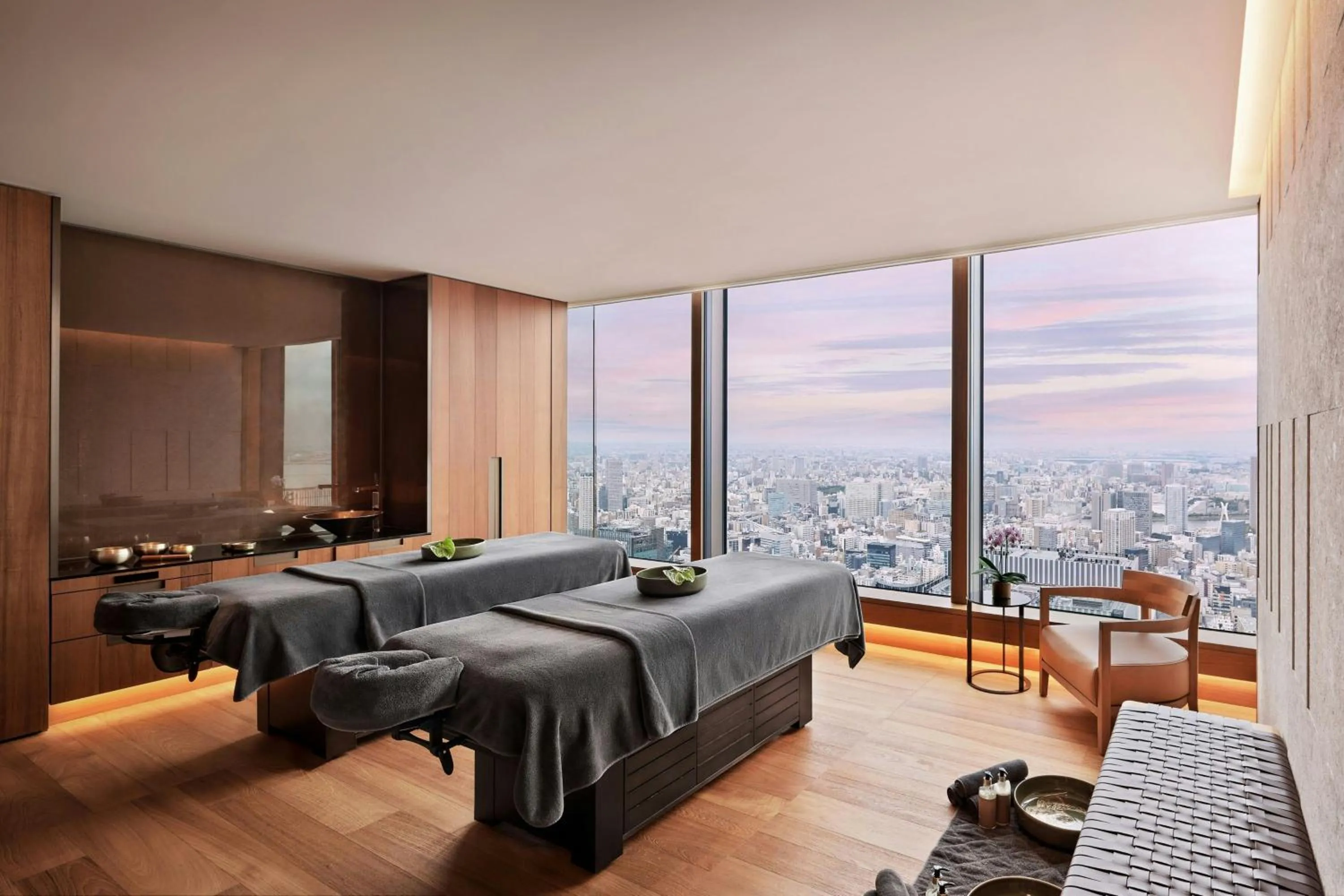 Spa and wellness centre/facilities, Bed in Bvlgari Hotel Tokyo