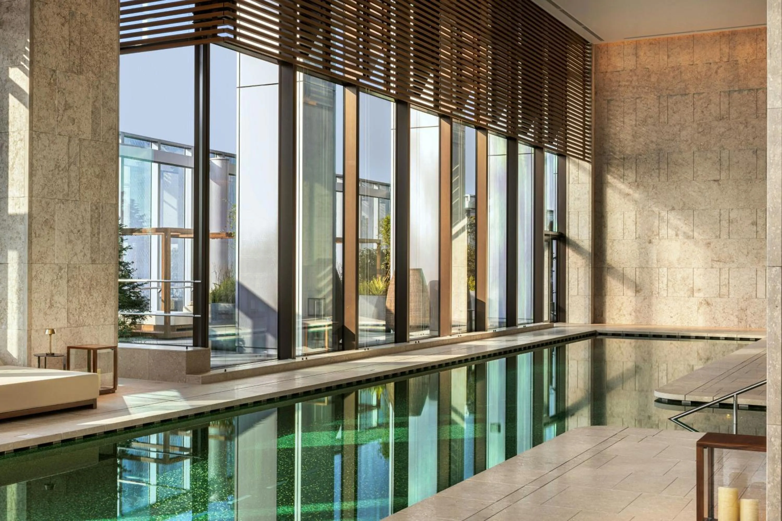 Swimming pool in Bvlgari Hotel Tokyo