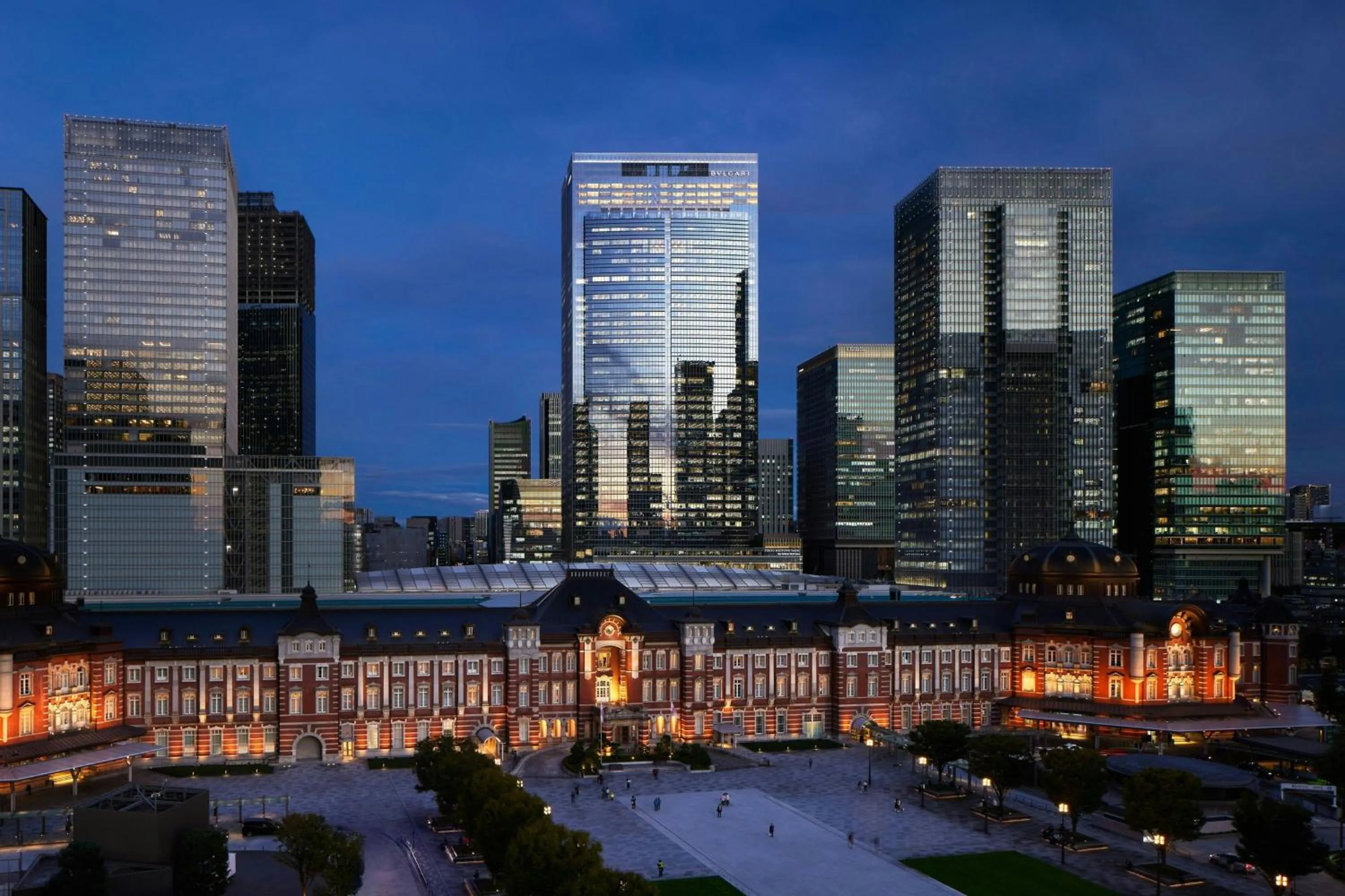 Property building in Bvlgari Hotel Tokyo