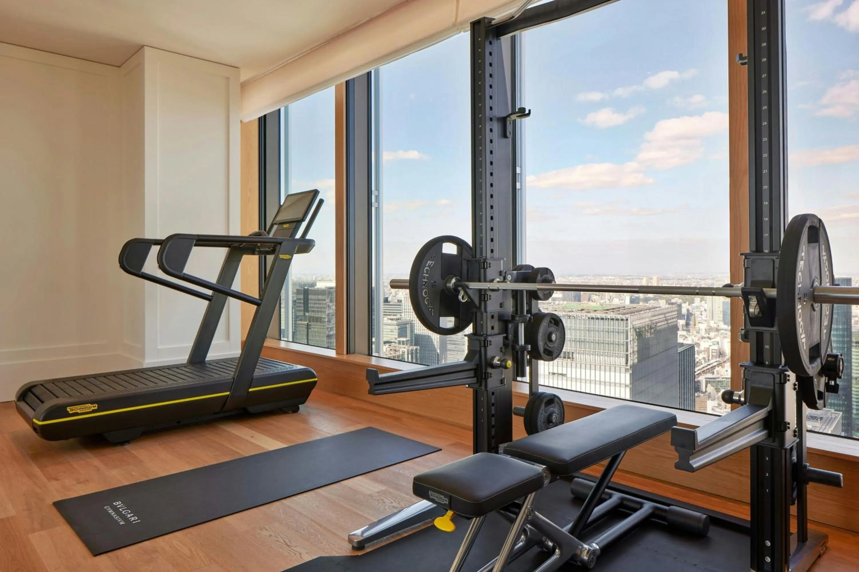 Fitness centre/facilities in Bvlgari Hotel Tokyo