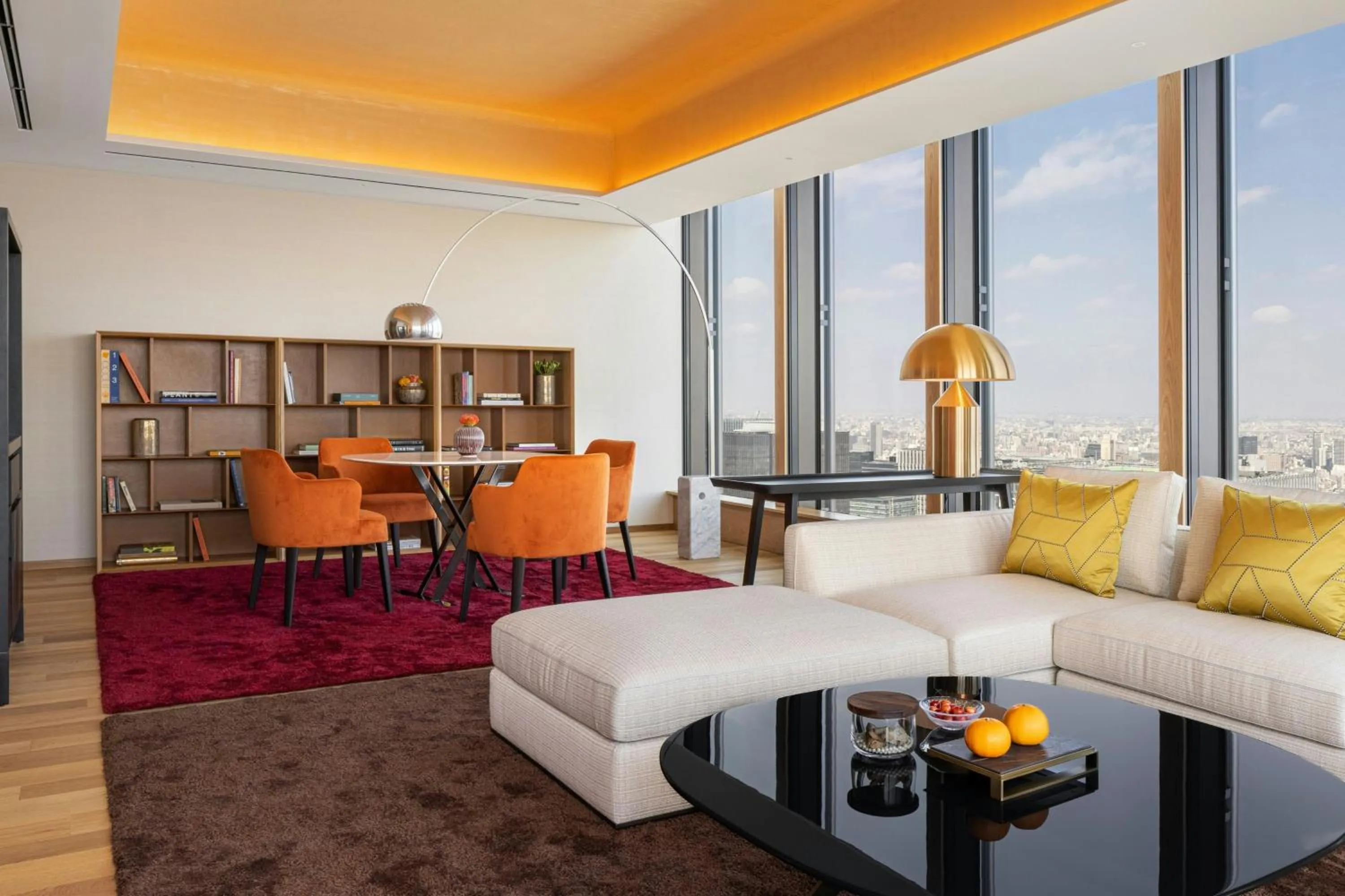 Living room in Bvlgari Hotel Tokyo