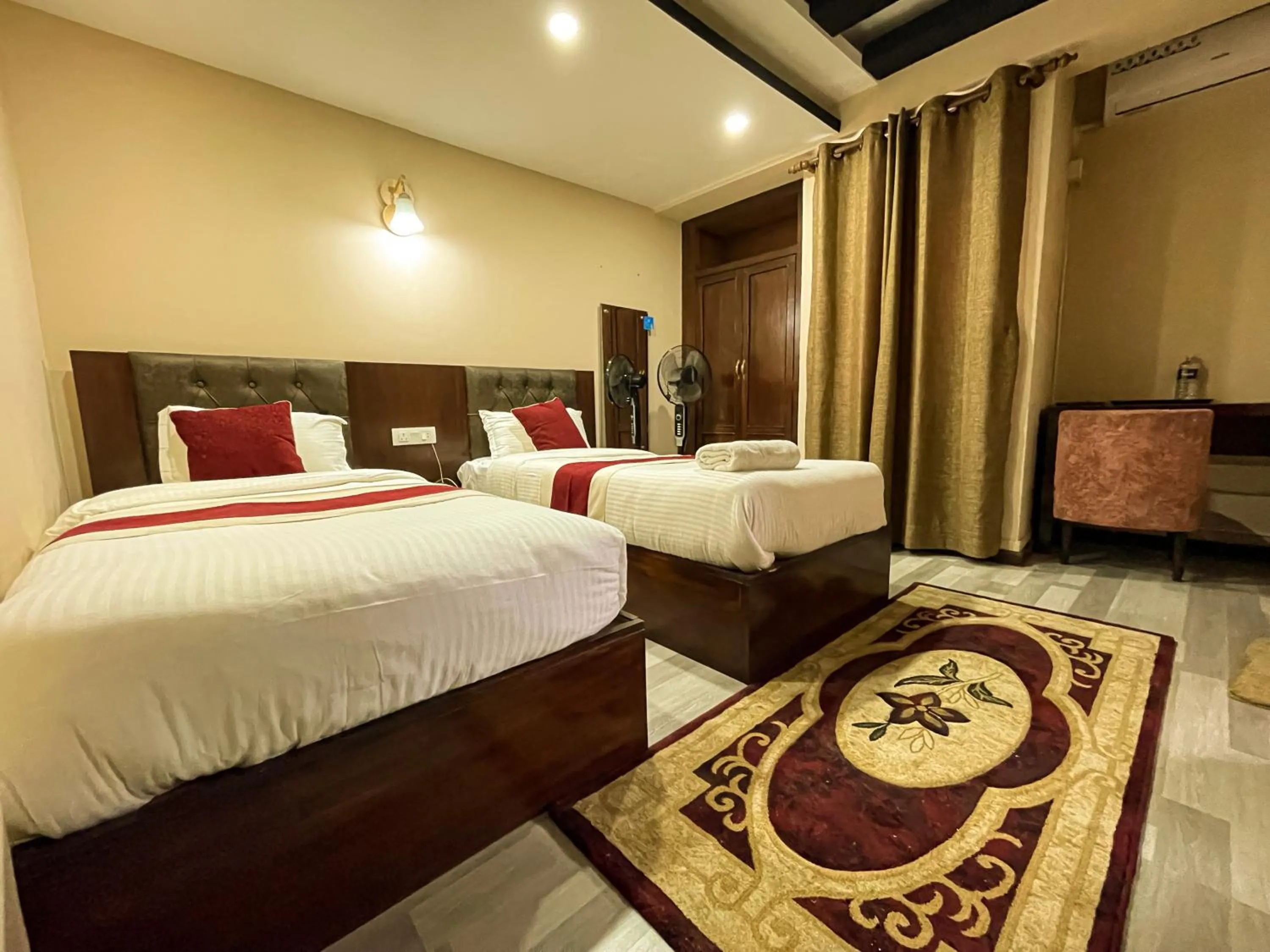 air conditioner, Bed in Hotel Lotus Grand Pvt Ltd