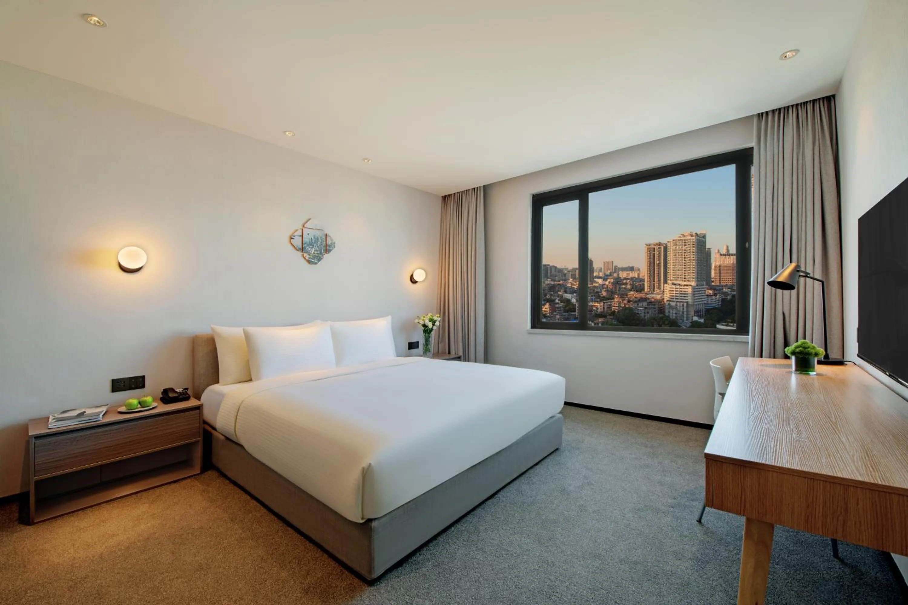 Bed in Guangzhou Hotel