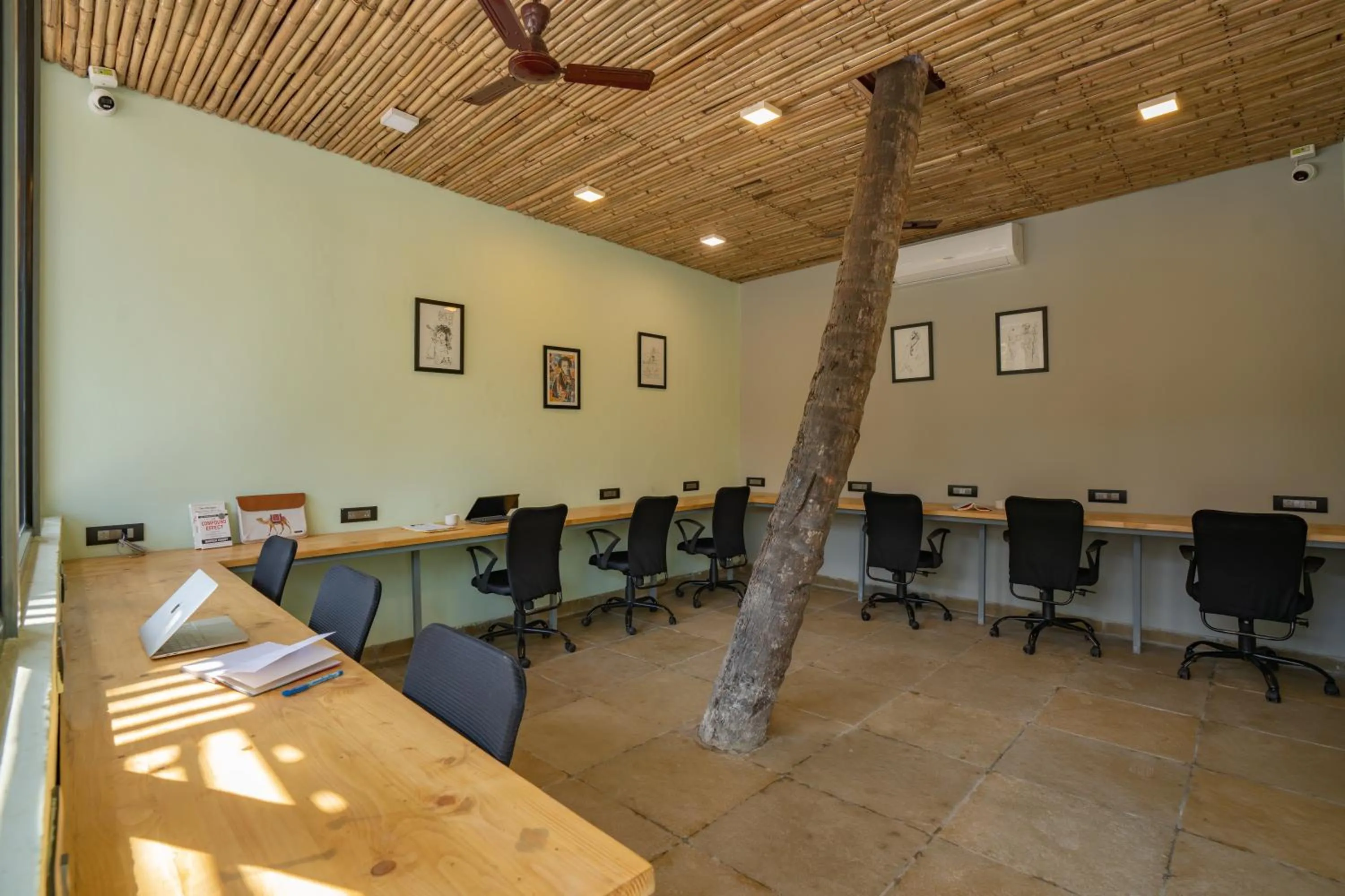 Seating area in Zostel Goa, Morjim