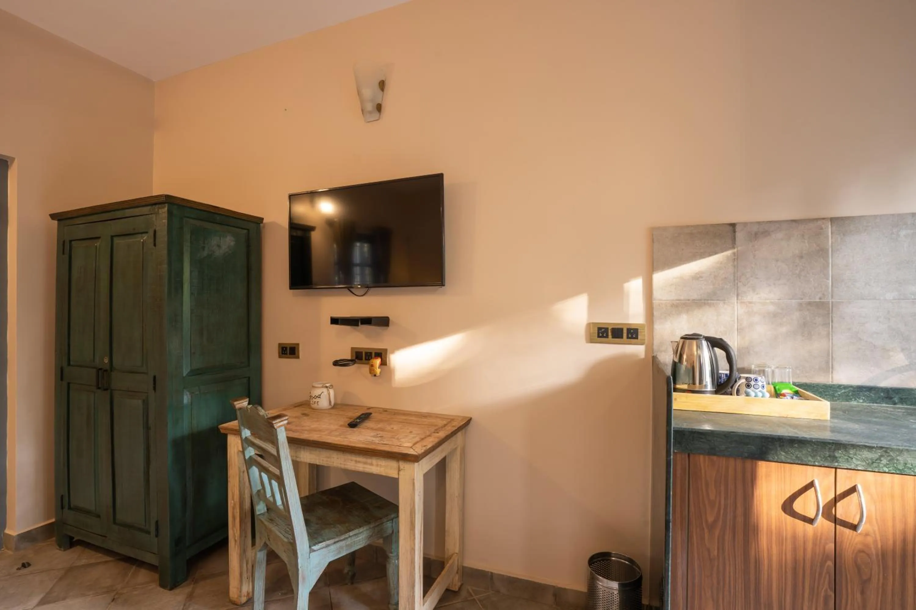 TV and multimedia in Zostel Goa, Morjim