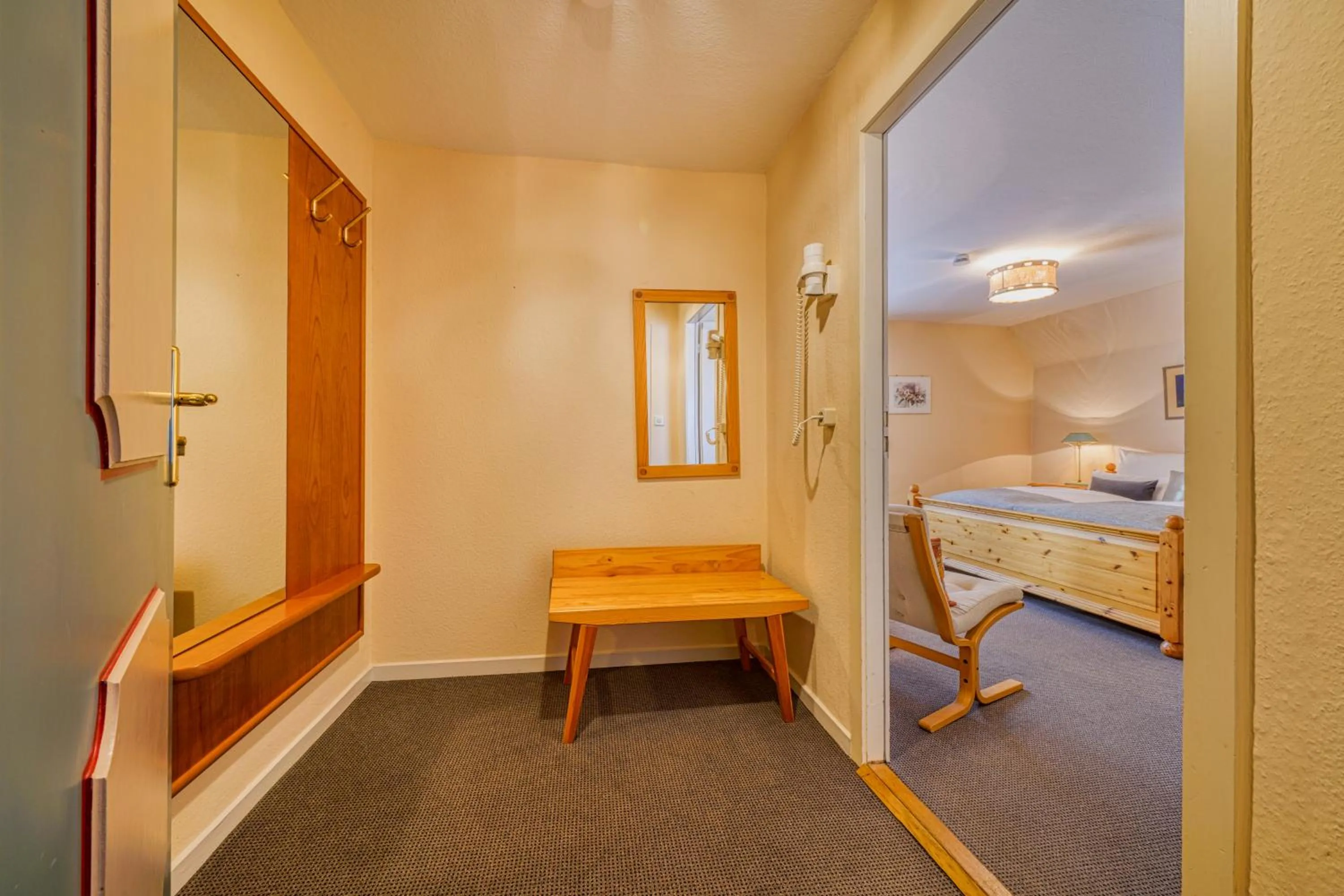 Photo of the whole room, Bed in Hotel Zur Eule