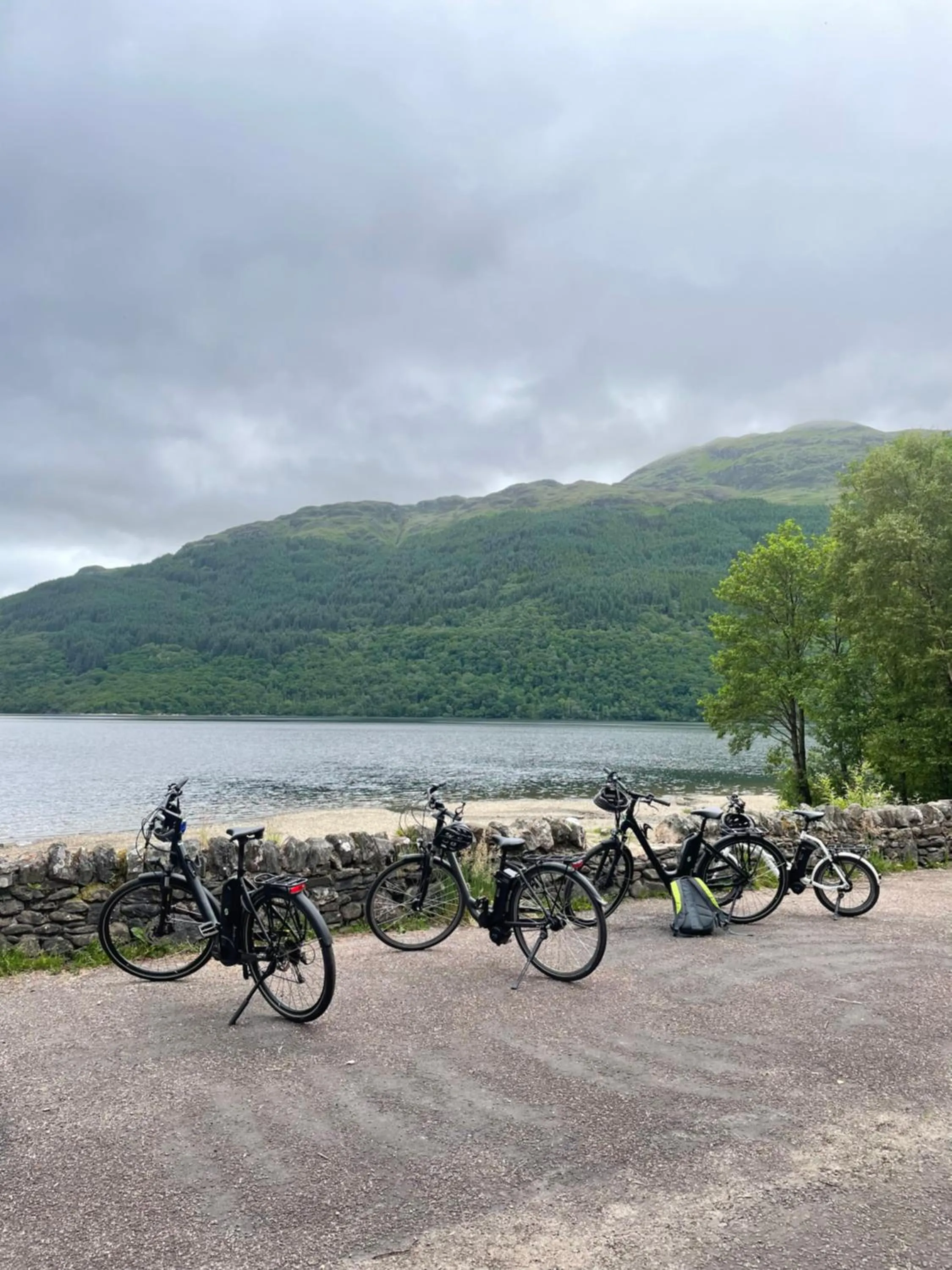 Cycling in The Beach House Loch Lomond