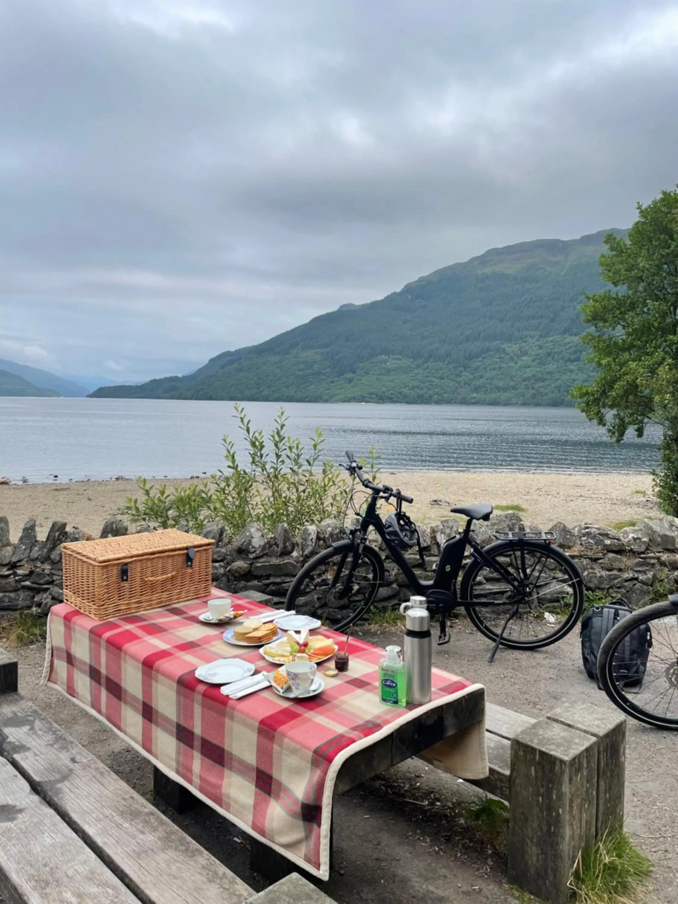 Cycling in The Beach House Loch Lomond