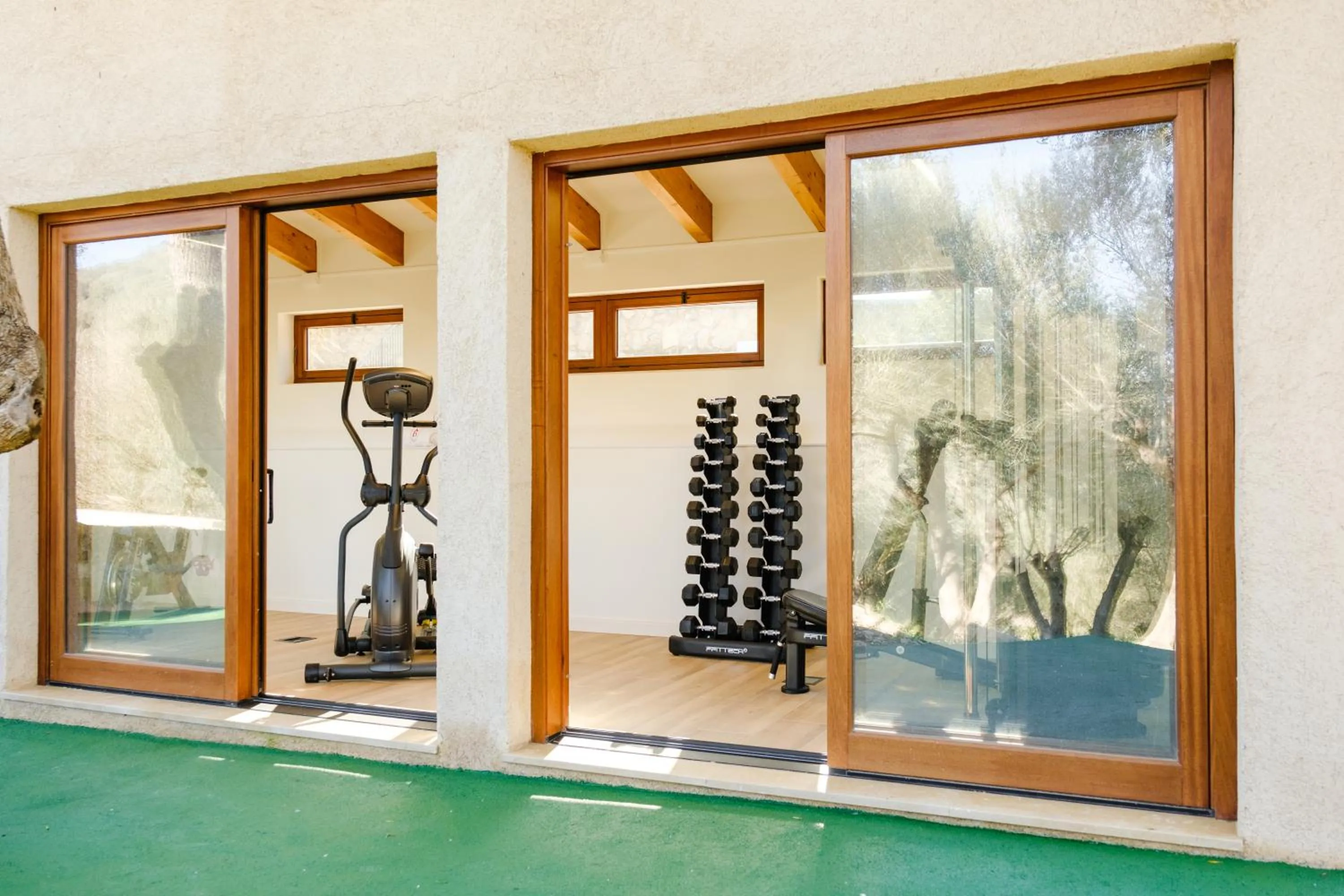 Fitness centre/facilities in Finca Sa Bastida Luxury Retreat & Spa Adults Only - Over 14